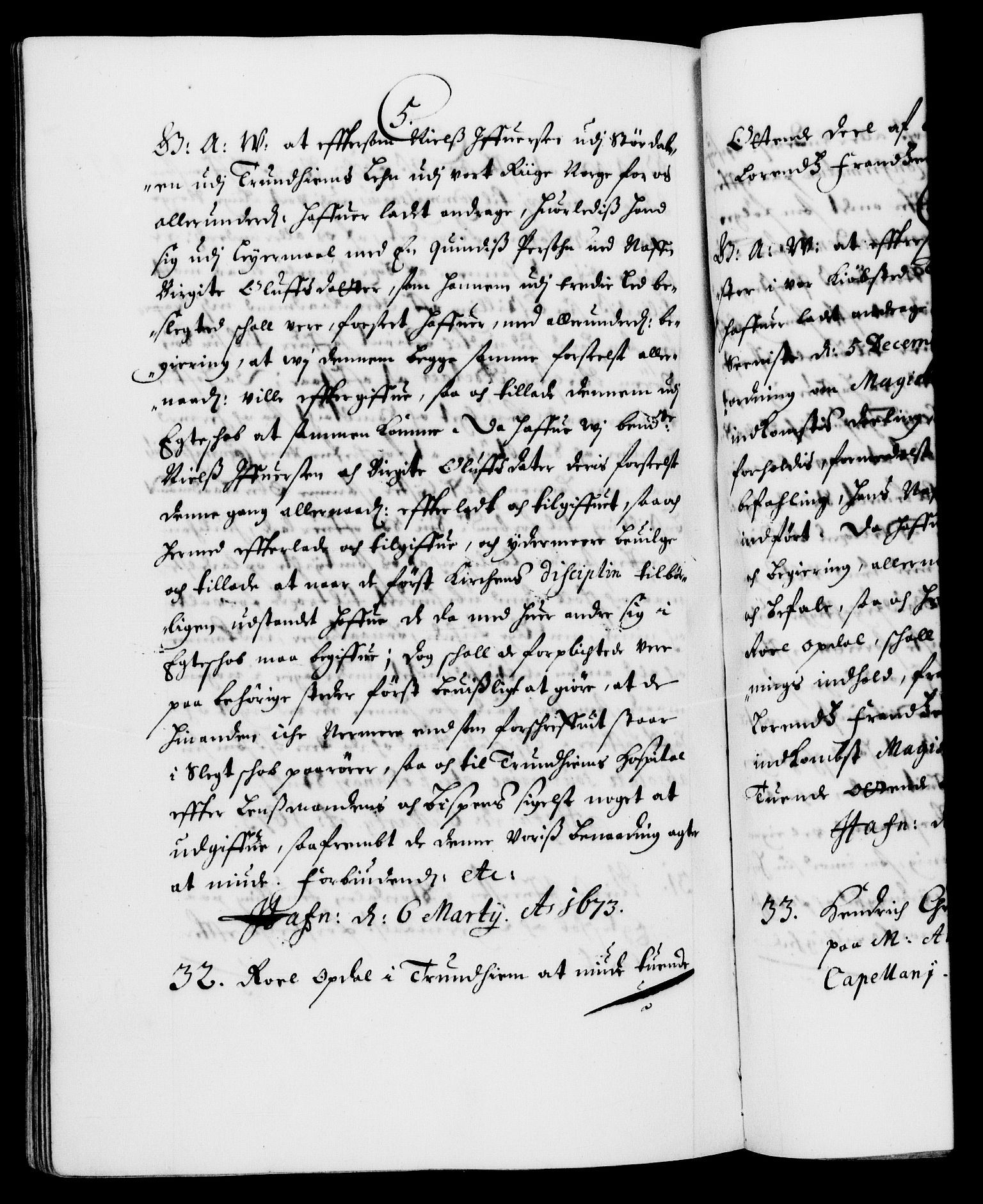 Danske Kanselli 1572-1799, RA/EA-3023/F/Fc/Fca/Fcaa/L0011: Norske registre (mikrofilm), 1670-1673, s. 644b