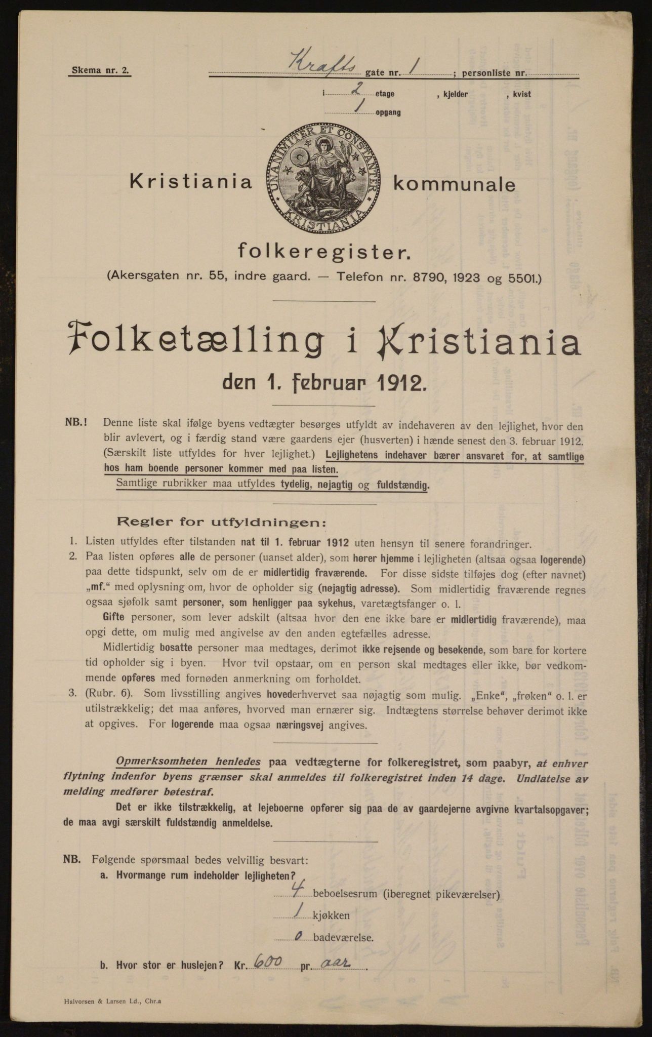 OBA, Kommunal folketelling 1.2.1912 for Kristiania, 1912, s. 54158