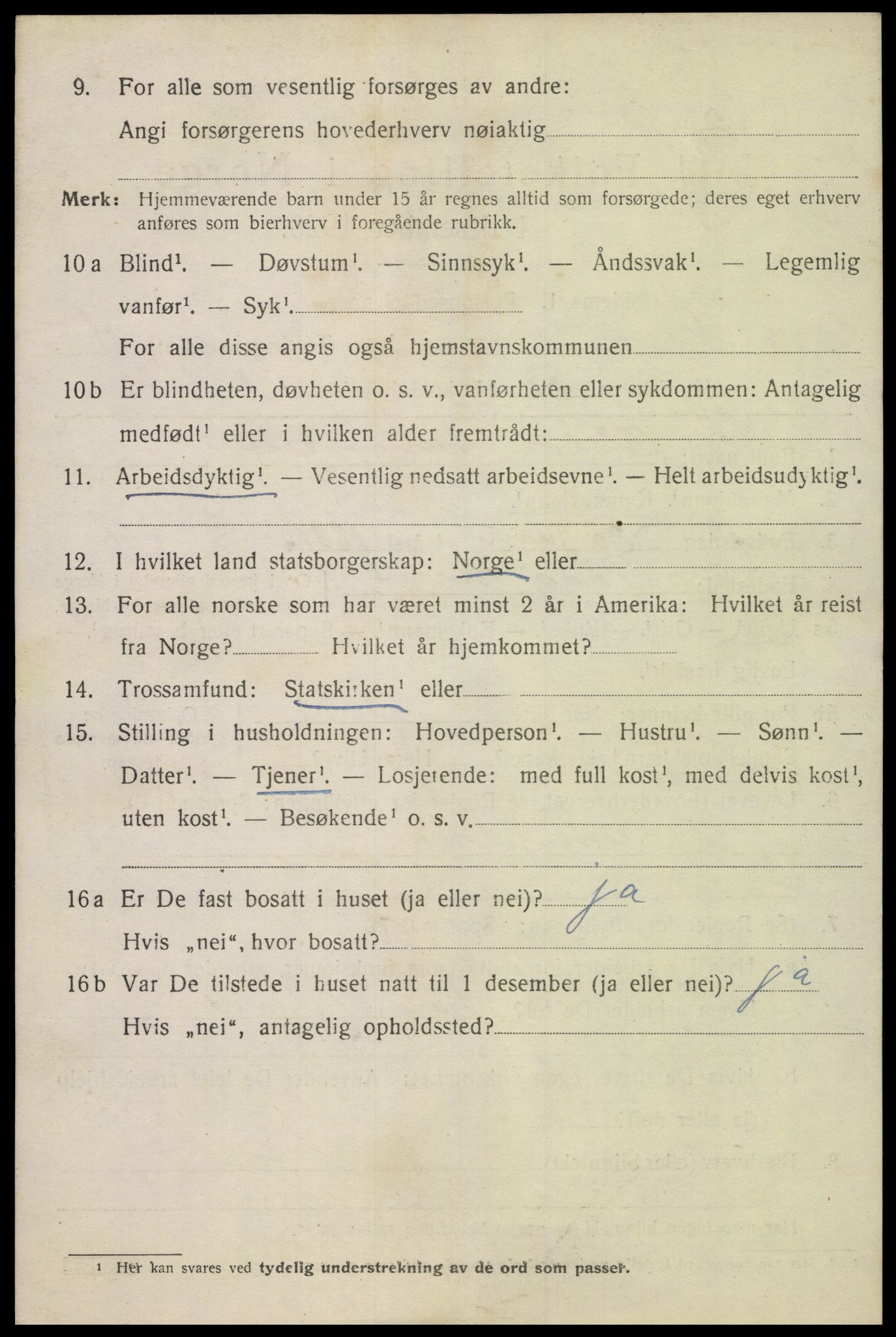 SAK, Folketelling 1920 for 1004 Flekkefjord kjøpstad, 1920, s. 5115