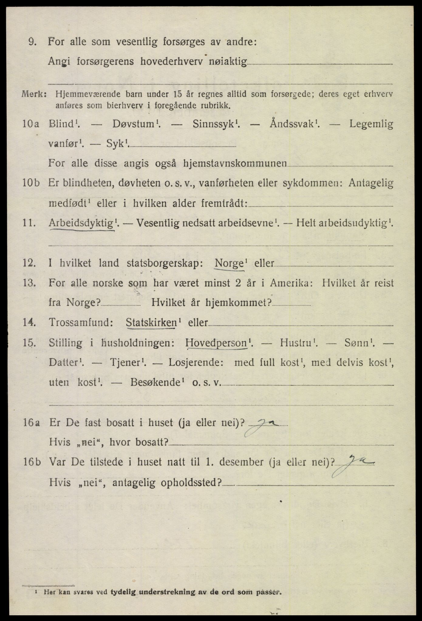 SAH, Folketelling 1920 for 0540 Sør-Aurdal herred, 1920, s. 1982