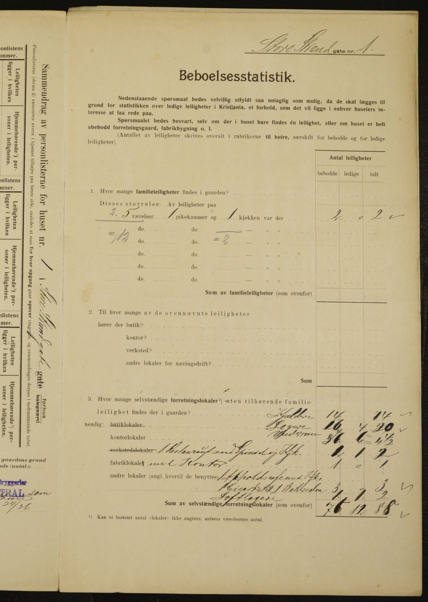 OBA, Kommunal folketelling 1.2.1910 for Kristiania, 1910, s. 97702