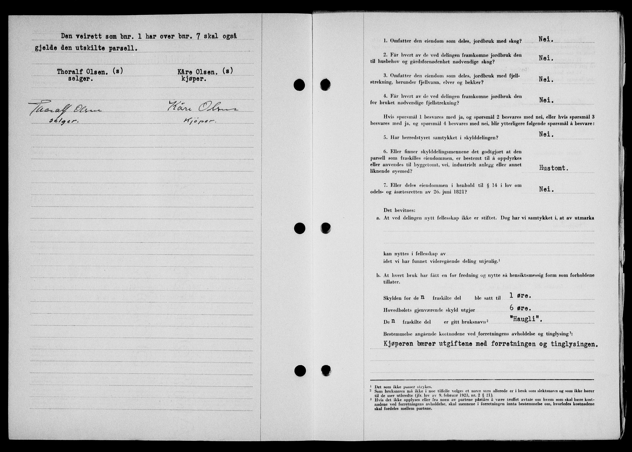 Lofoten sorenskriveri, SAT/A-0017/1/2/2C/L0016a: Pantebok nr. 16a, 1947-1947, Dagboknr: 1556/1947