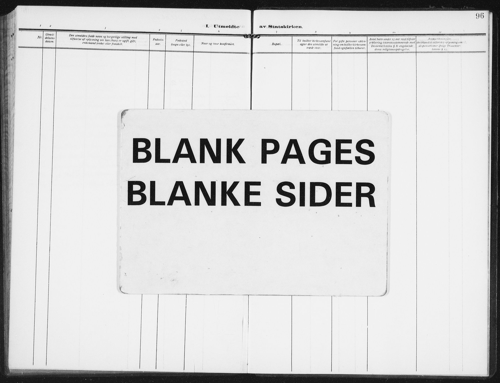 Ministerialprotokoller, klokkerbøker og fødselsregistre - Nordland, SAT/A-1459/843/L0629: Ministerialbok nr. 843A04, 1907-1925, s. 96