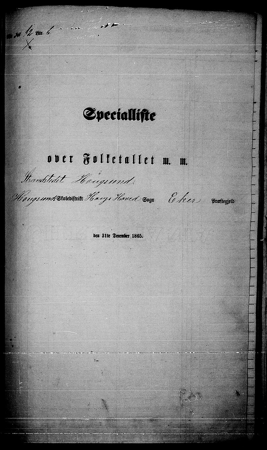 RA, Folketelling 1865 for 0624P Eiker prestegjeld, 1865, s. 211