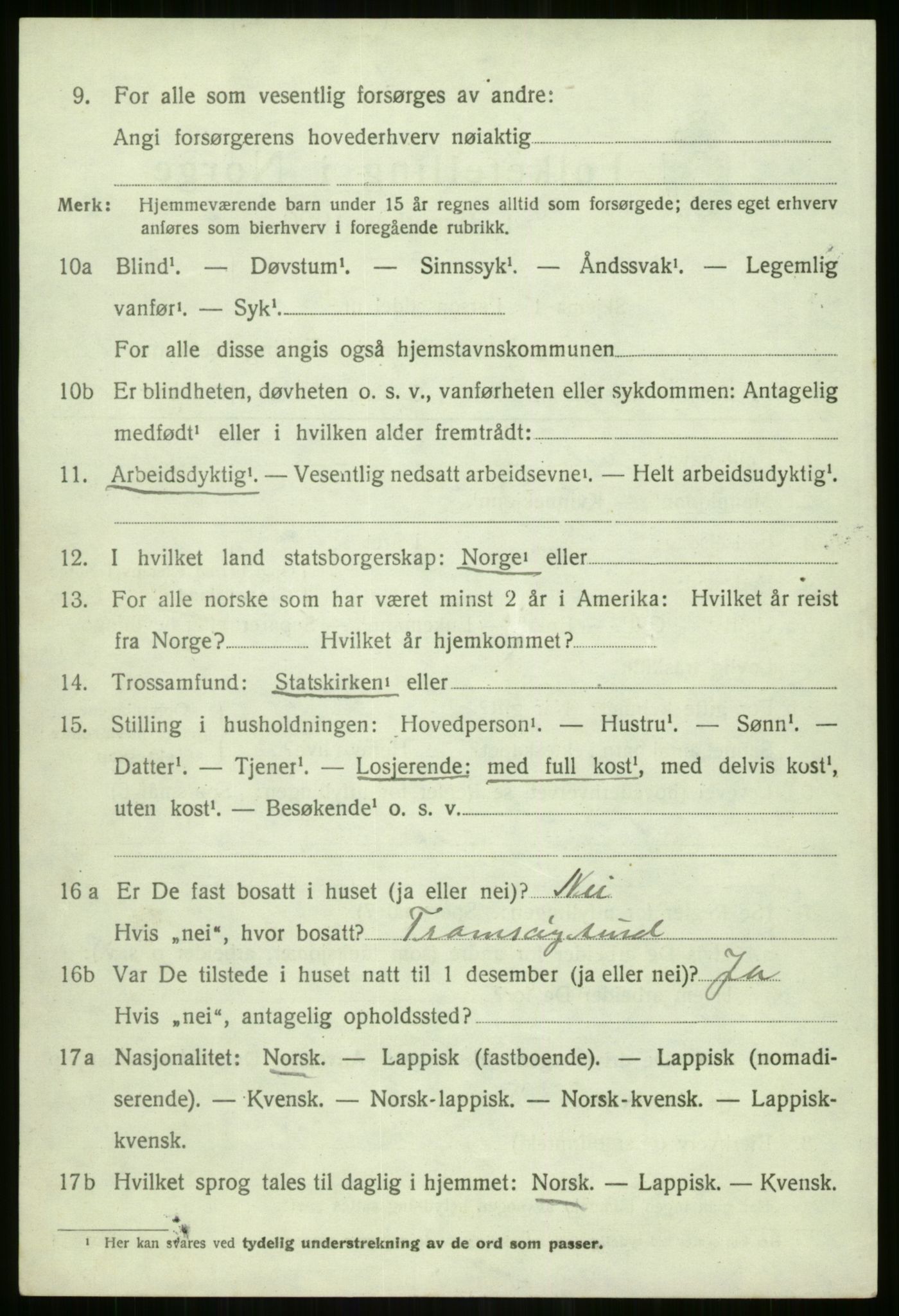 SATØ, Folketelling 1920 for 1934 Tromsøysund herred, 1920, s. 10173