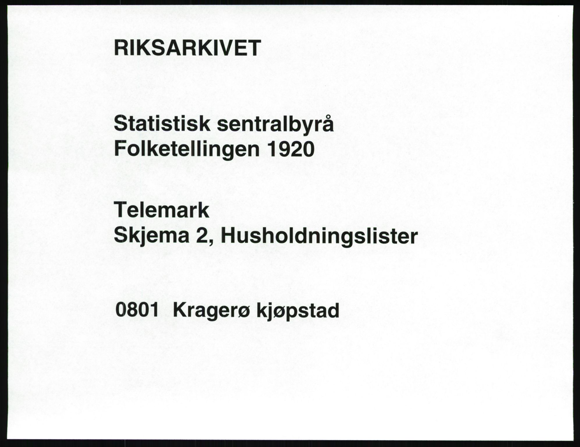 SAKO, Folketelling 1920 for 0801 Kragerø kjøpstad, 1920, s. 1887