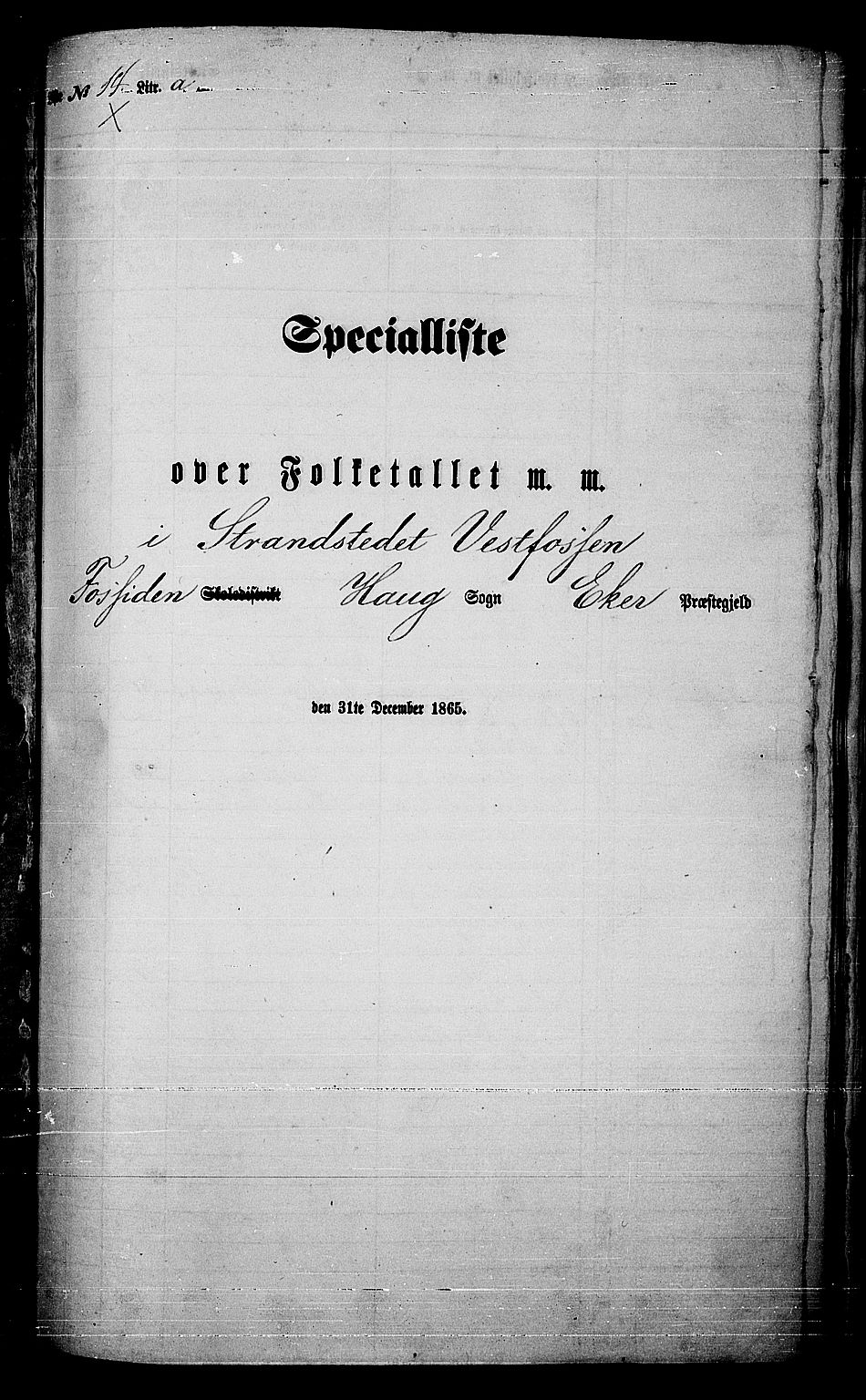 RA, Folketelling 1865 for 0624P Eiker prestegjeld, 1865, s. 223