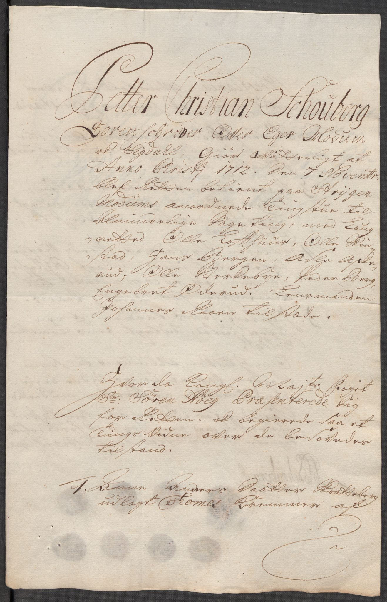 Rentekammeret inntil 1814, Reviderte regnskaper, Fogderegnskap, AV/RA-EA-4092/R31/L1707: Fogderegnskap Hurum, Røyken, Eiker, Lier og Buskerud, 1712, s. 268