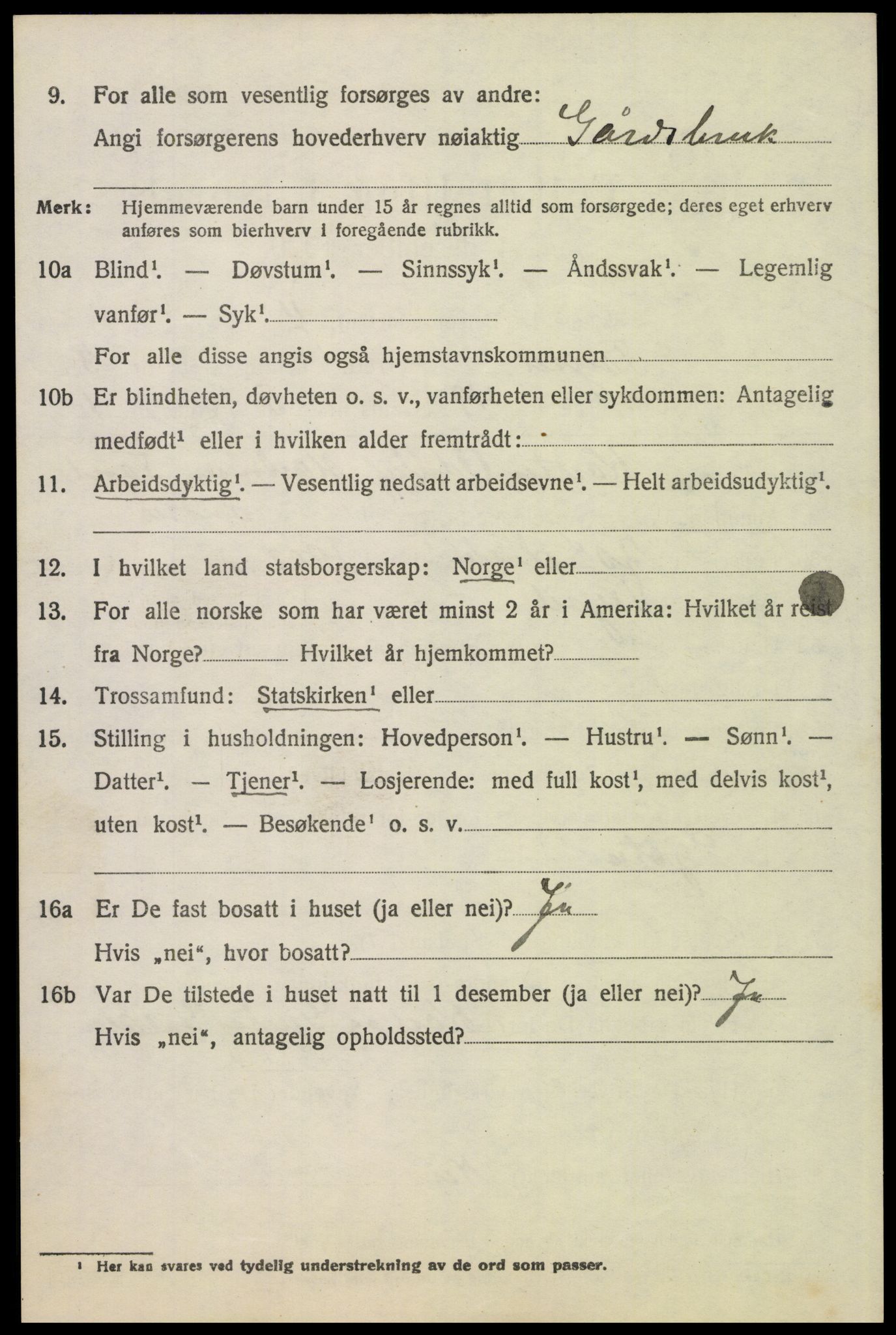 SAH, Folketelling 1920 for 0428 Trysil herred, 1920, s. 4064