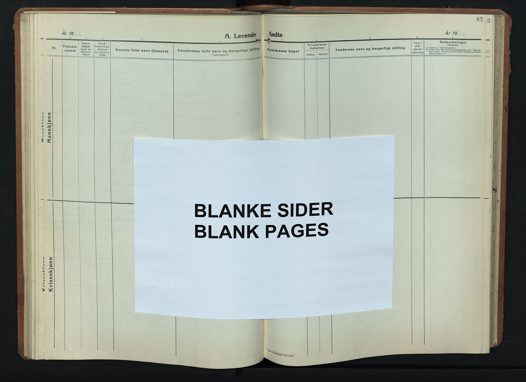 Nord-Odal prestekontor, AV/SAH-PREST-032/H/Ha/Hab/L0006: Klokkerbok nr. 6, 1936-1950, s. 82