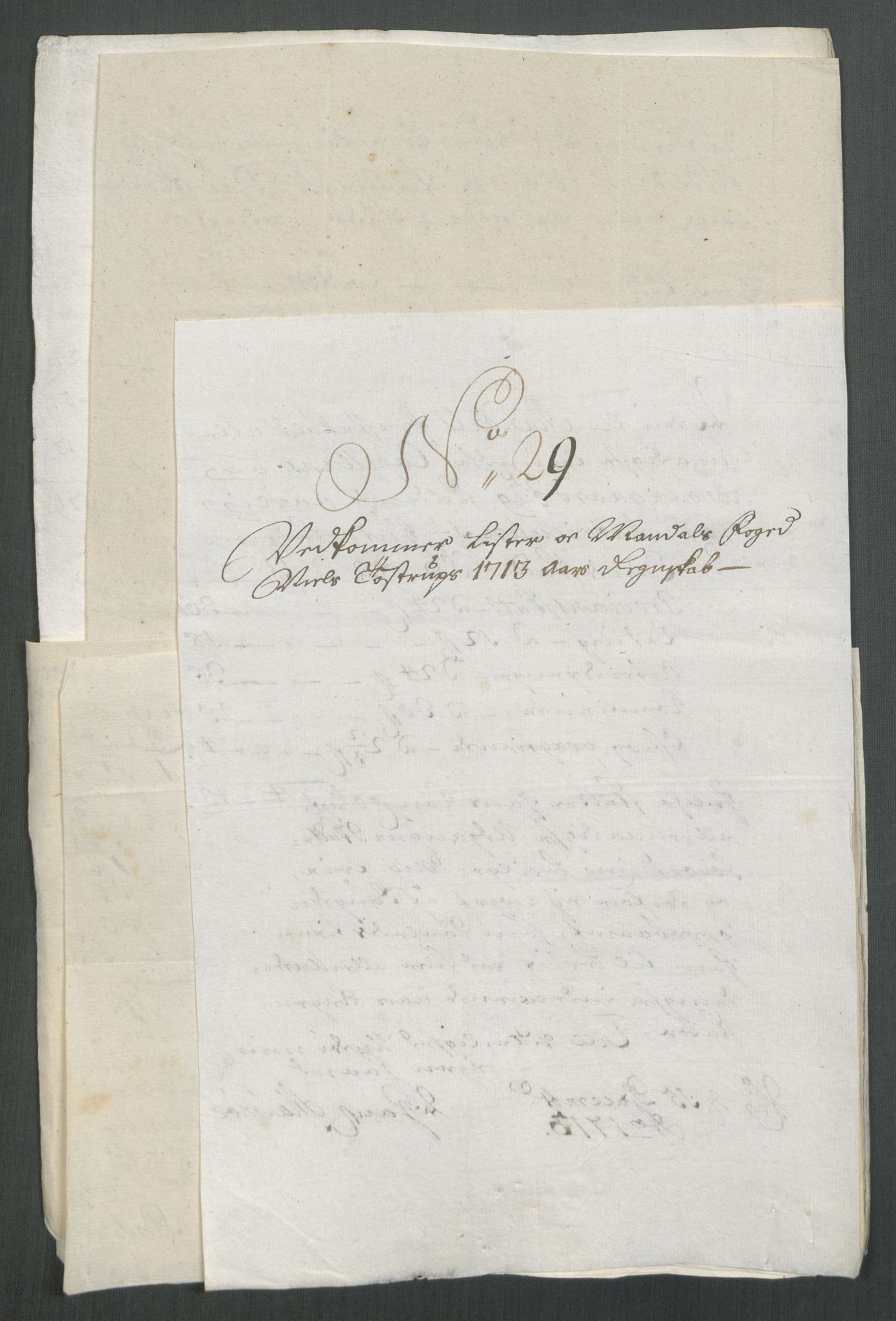 Rentekammeret inntil 1814, Reviderte regnskaper, Fogderegnskap, RA/EA-4092/R43/L2556: Fogderegnskap Lista og Mandal, 1713, s. 434