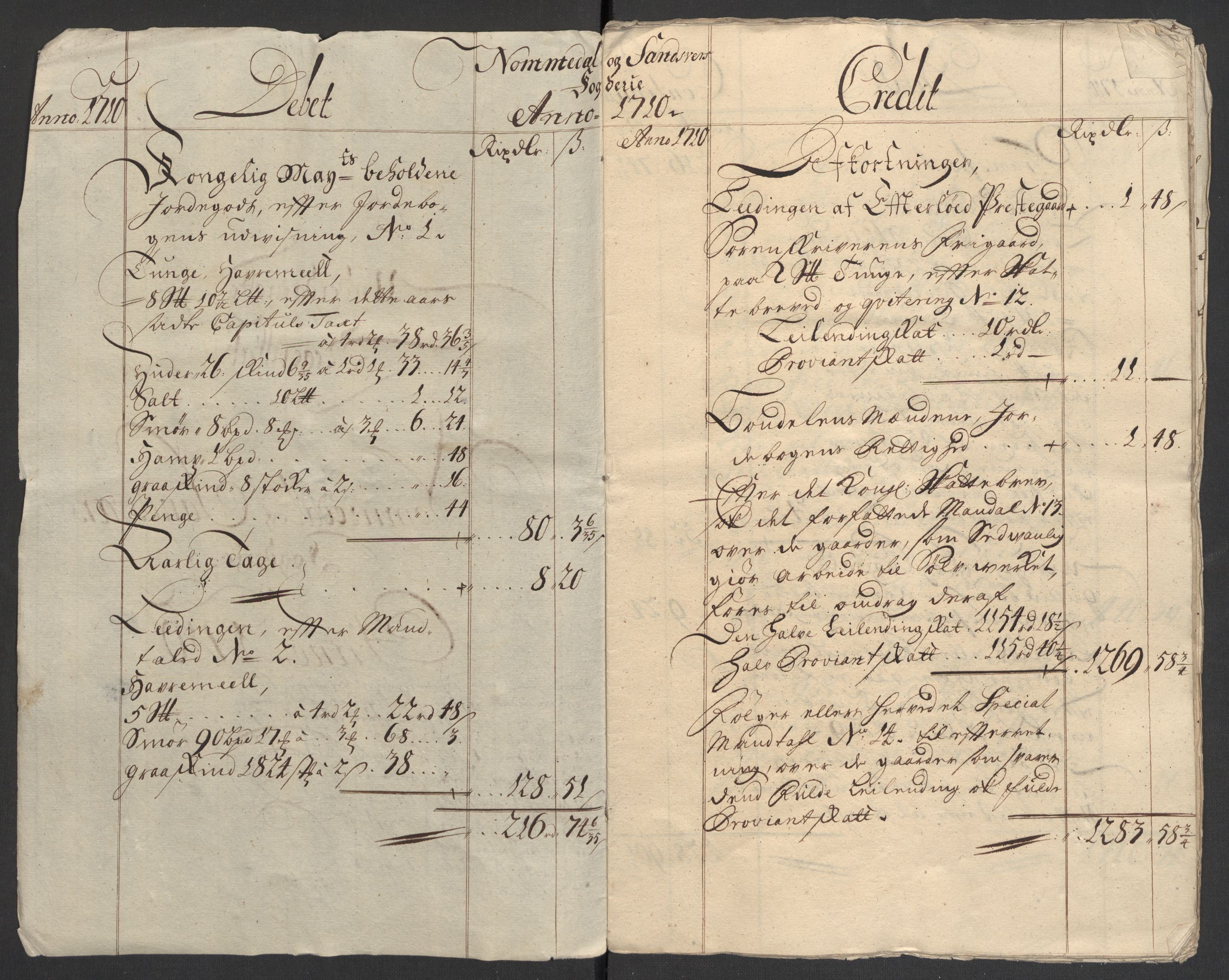 Rentekammeret inntil 1814, Reviderte regnskaper, Fogderegnskap, RA/EA-4092/R24/L1585: Fogderegnskap Numedal og Sandsvær, 1709-1710, s. 141