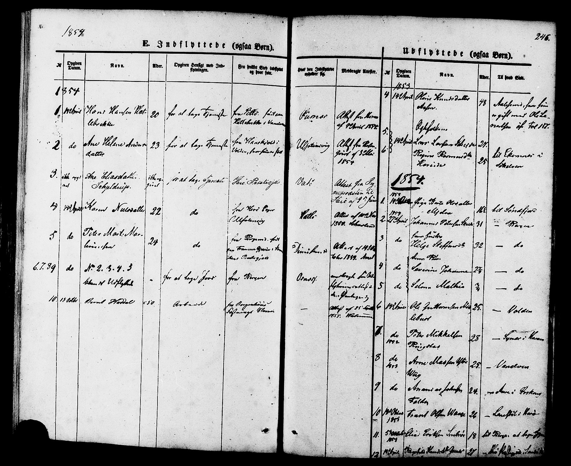 Ministerialprotokoller, klokkerbøker og fødselsregistre - Møre og Romsdal, SAT/A-1454/509/L0105: Ministerialbok nr. 509A03, 1848-1882, s. 246