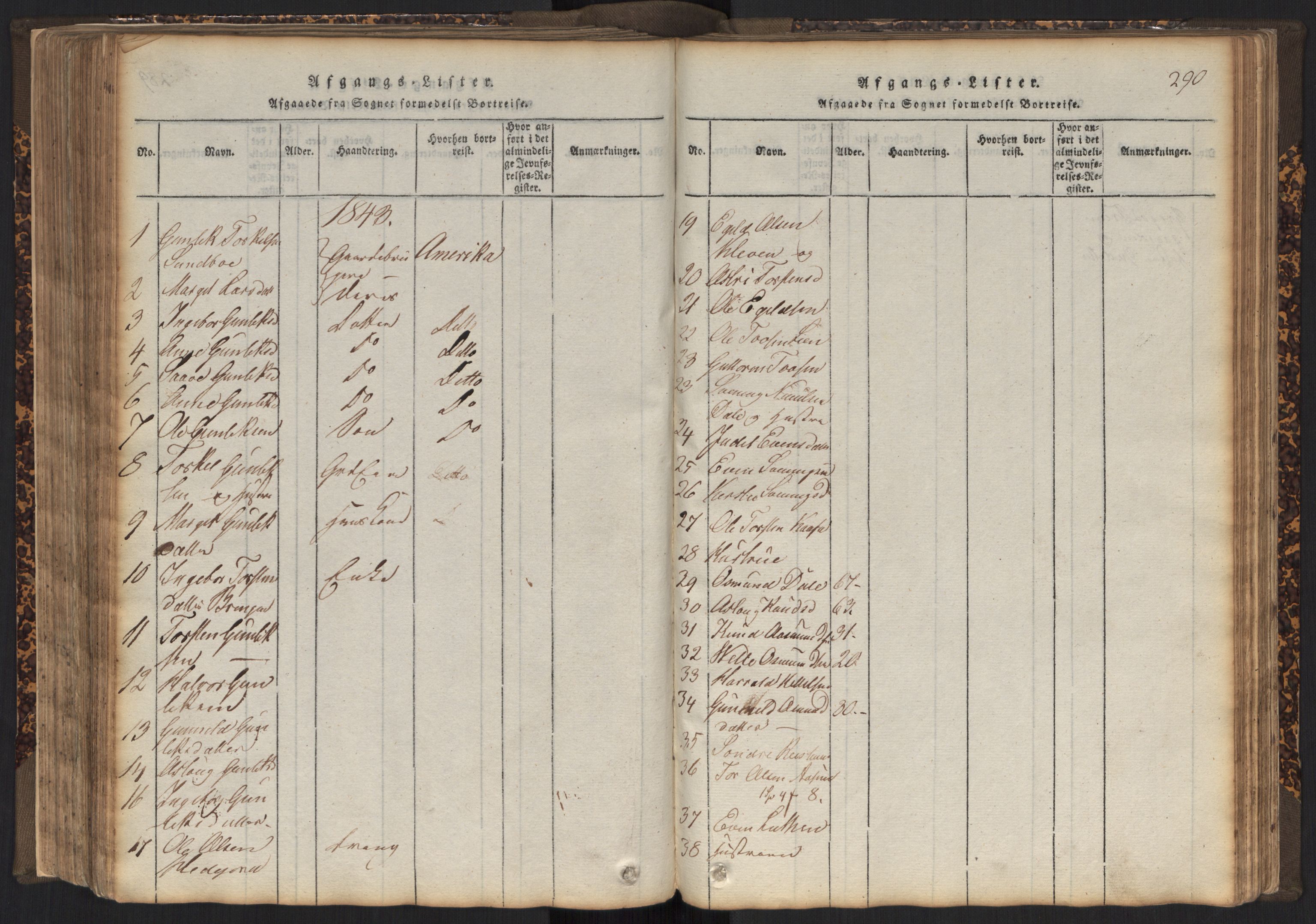 Seljord kirkebøker, AV/SAKO-A-20/G/Gb/L0002: Klokkerbok nr. II 2, 1815-1854