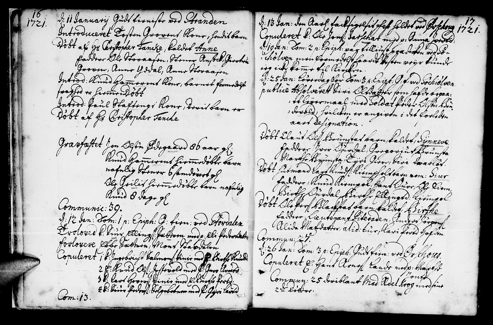 Ministerialprotokoller, klokkerbøker og fødselsregistre - Møre og Romsdal, AV/SAT-A-1454/522/L0306: Ministerialbok nr. 522A01, 1720-1743, s. 16-17