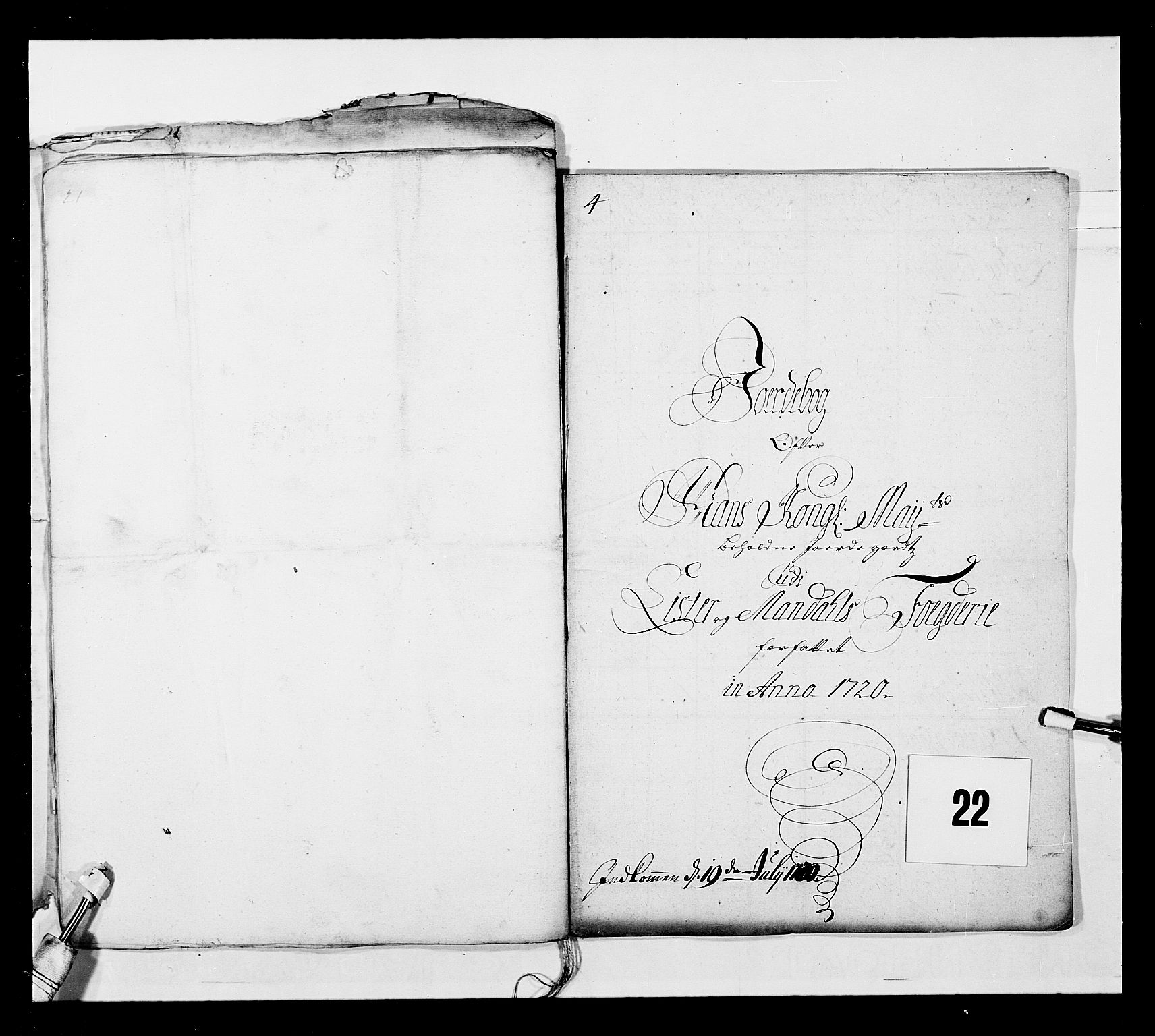 Stattholderembetet 1572-1771, AV/RA-EA-2870/Ek/L0038/0001: Jordebøker o.a. 1720-1728 vedkommende krongodset: / Krongods i Akershus bispedømme og Kristiansand bispedømme, 1720-1722, s. 142