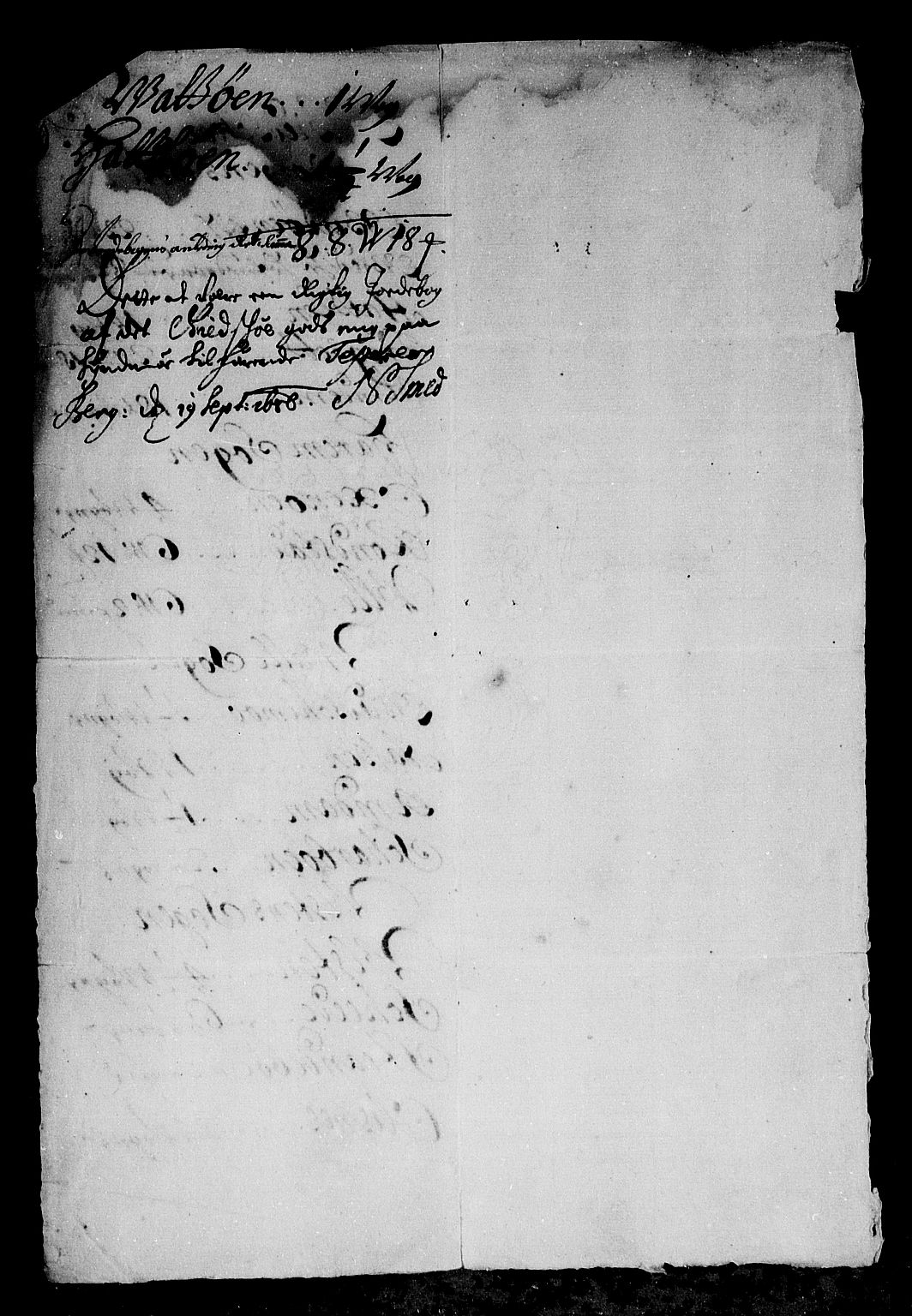 Rentekammeret inntil 1814, Reviderte regnskaper, Stiftamtstueregnskaper, Bergen stiftamt, AV/RA-EA-6043/R/Rc/L0081: Bergen stiftamt, 1686