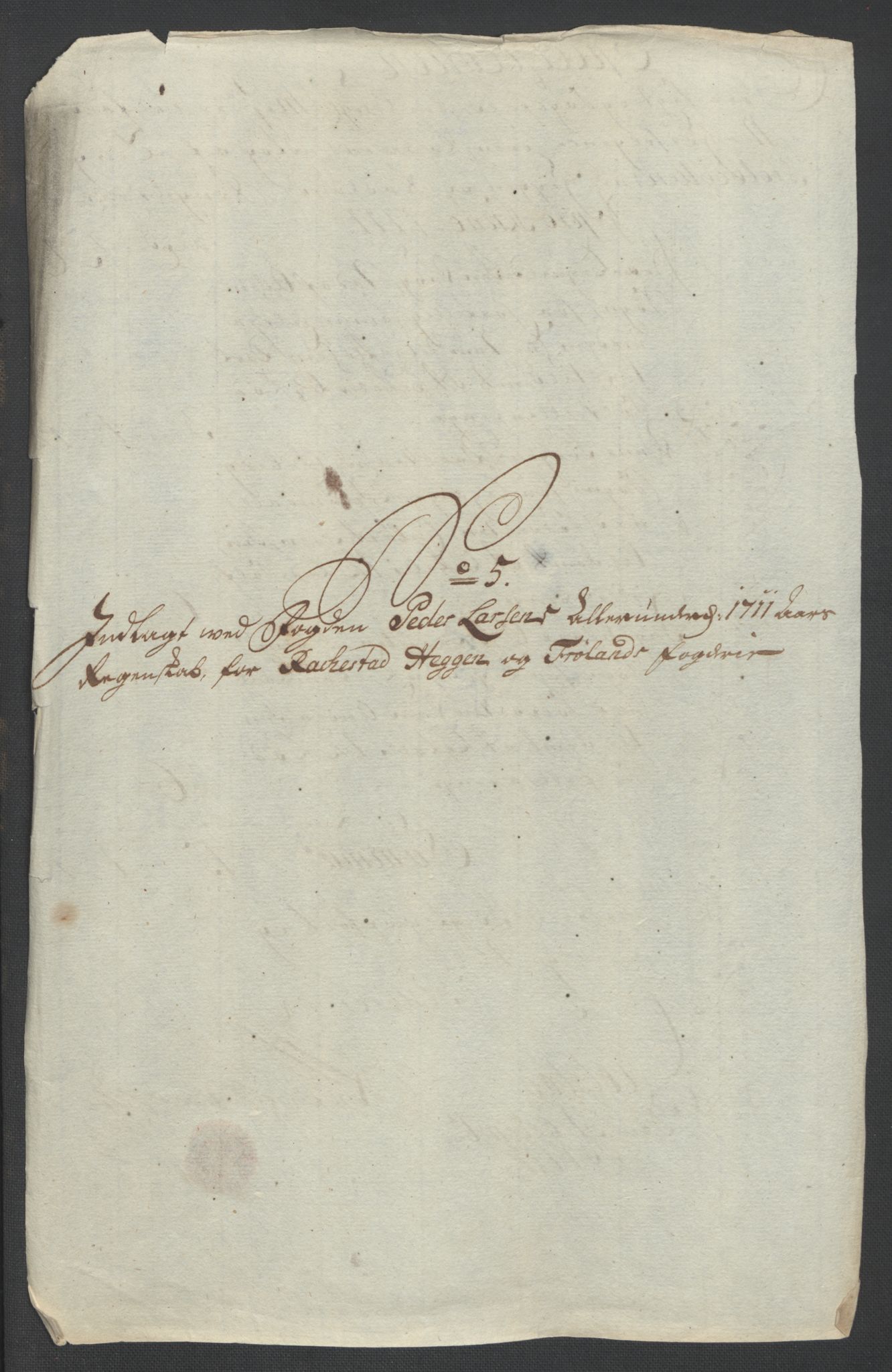 Rentekammeret inntil 1814, Reviderte regnskaper, Fogderegnskap, AV/RA-EA-4092/R07/L0303: Fogderegnskap Rakkestad, Heggen og Frøland, 1711, s. 35