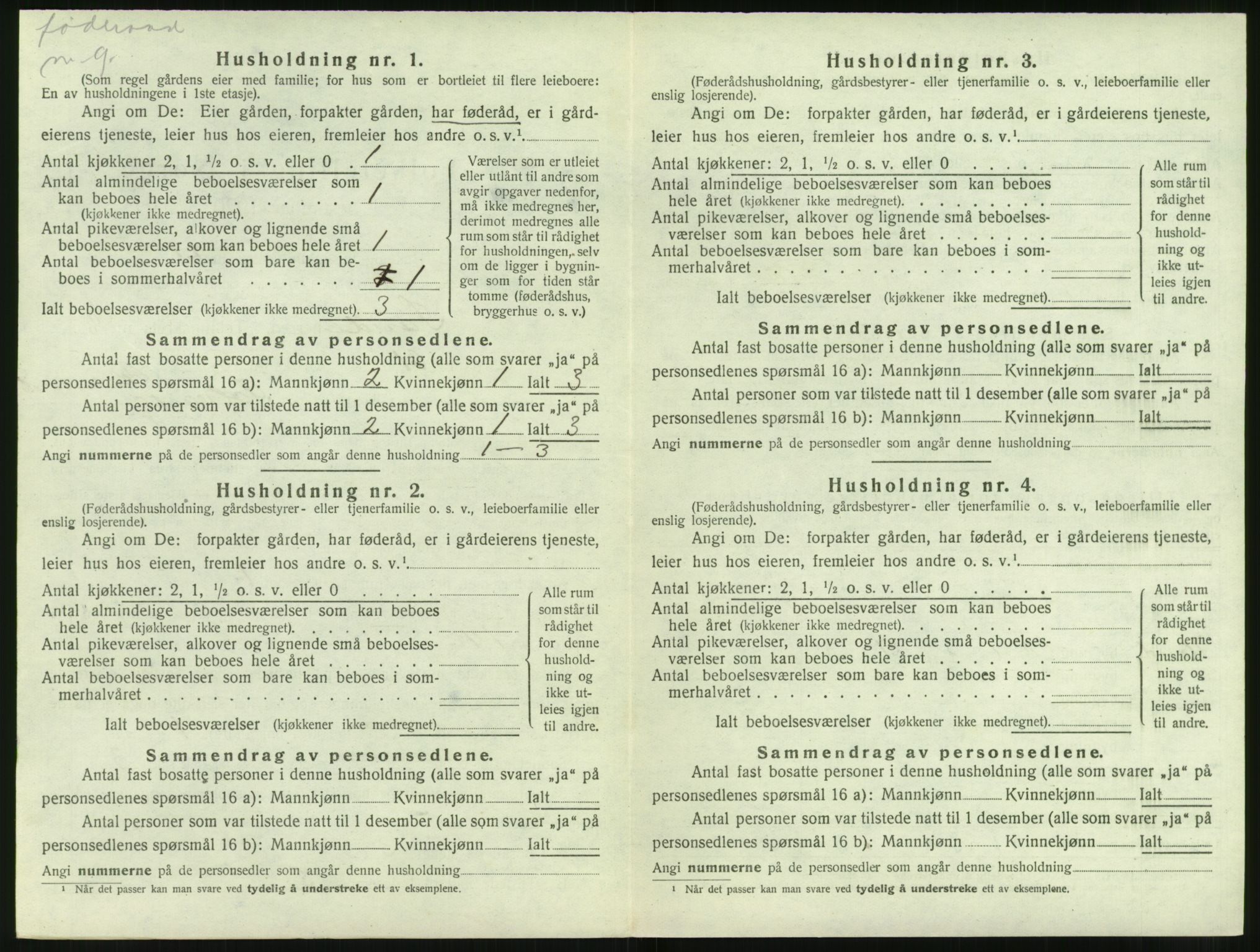 SAT, Folketelling 1920 for 1514 Sande herred, 1920, s. 705