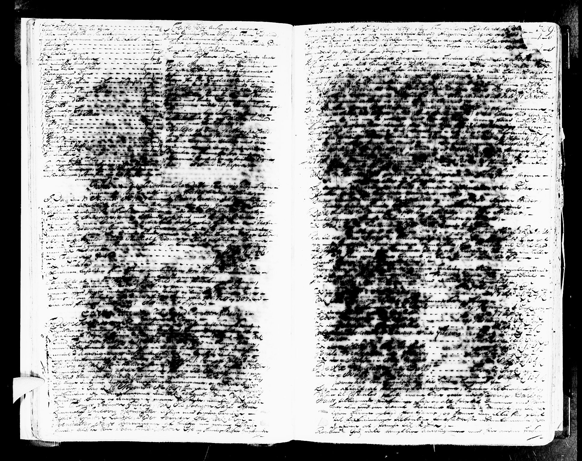 Mandal sorenskriveri, SAK/1221-0005/001/H/Hc/L0008: Skifteprotokoll med register, original i eske nr 4a, 1693-1702, s. 307b-308a