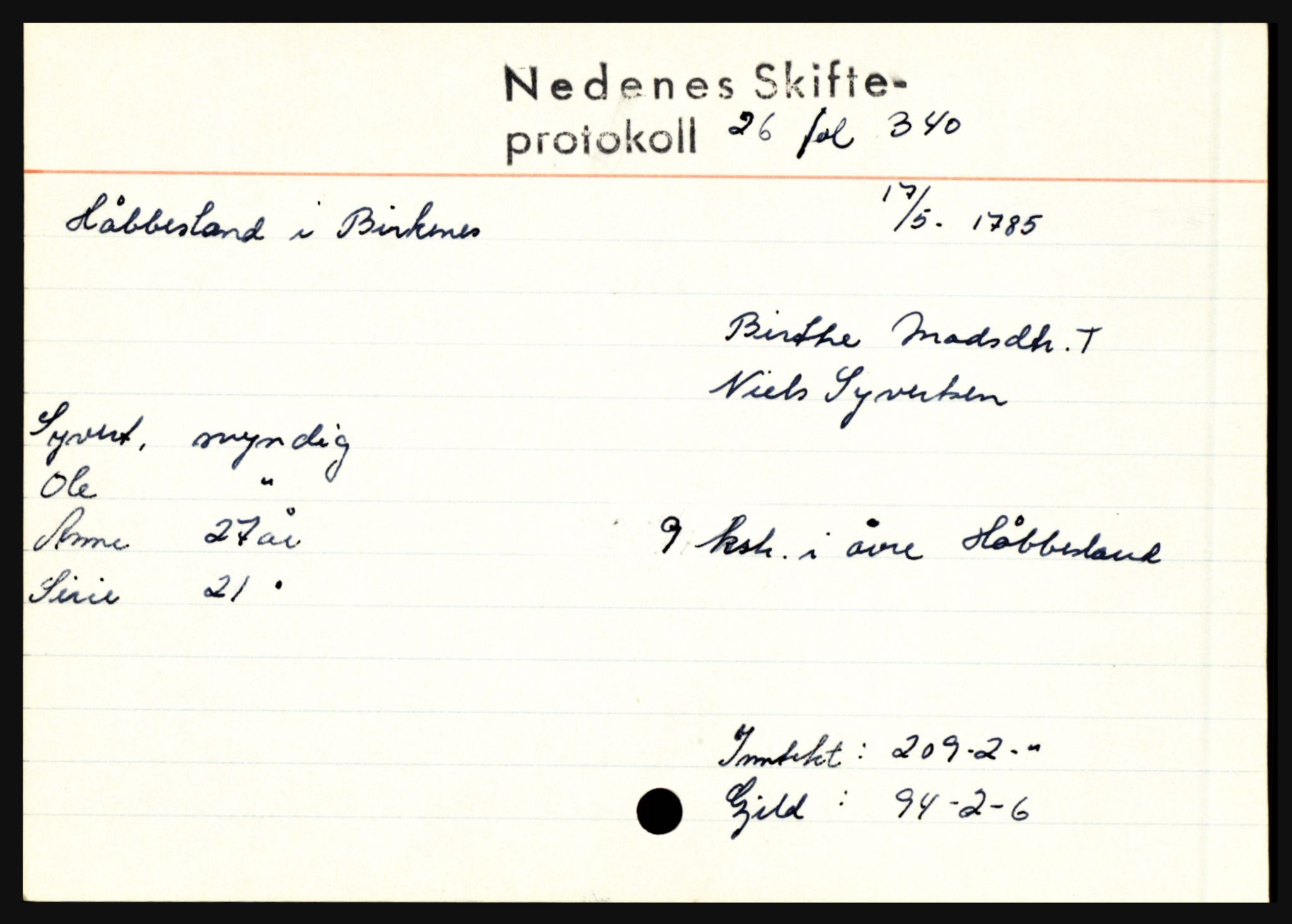 Nedenes sorenskriveri før 1824, AV/SAK-1221-0007/H, s. 13747