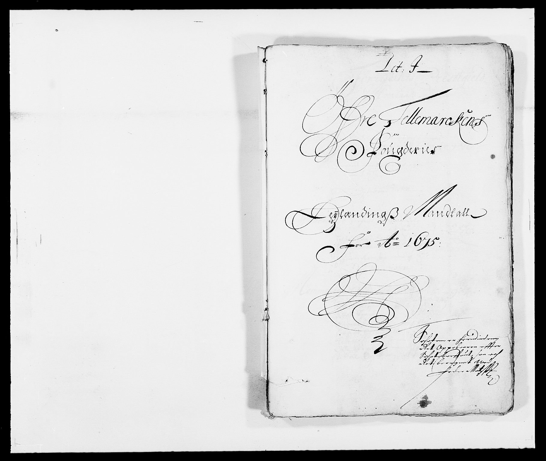 Rentekammeret inntil 1814, Reviderte regnskaper, Fogderegnskap, RA/EA-4092/R35/L2063: Fogderegnskap Øvre og Nedre Telemark, 1675, s. 192