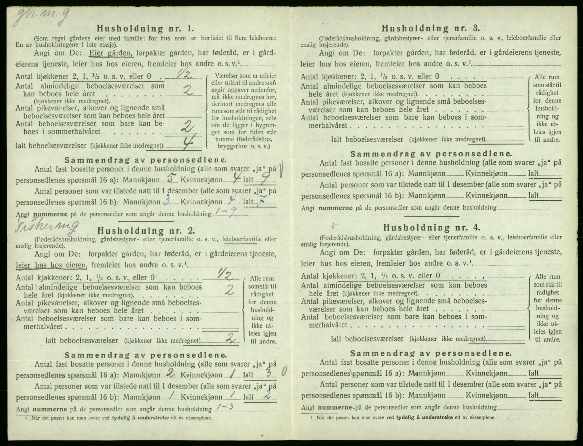 SAB, Folketelling 1920 for 1213 Fjelberg herred, 1920, s. 317