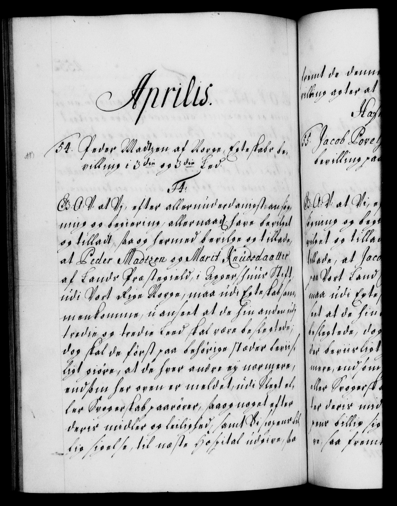 Danske Kanselli 1572-1799, RA/EA-3023/F/Fc/Fca/Fcaa/L0021: Norske registre, 1712-1715, s. 455b