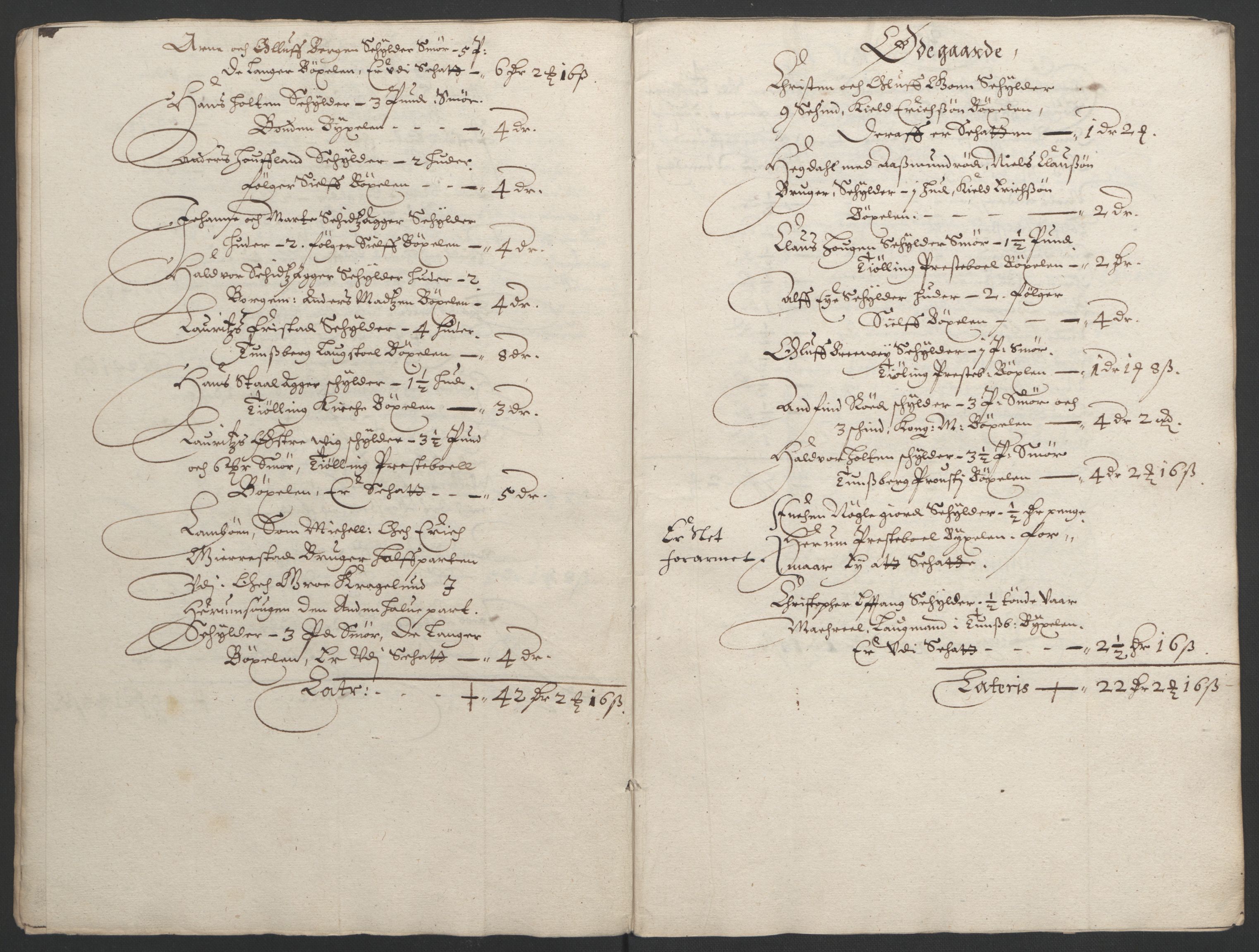 Rentekammeret inntil 1814, Reviderte regnskaper, Fogderegnskap, AV/RA-EA-4092/R33/L1963: Fogderegnskap Larvik grevskap, 1662-1664, s. 23