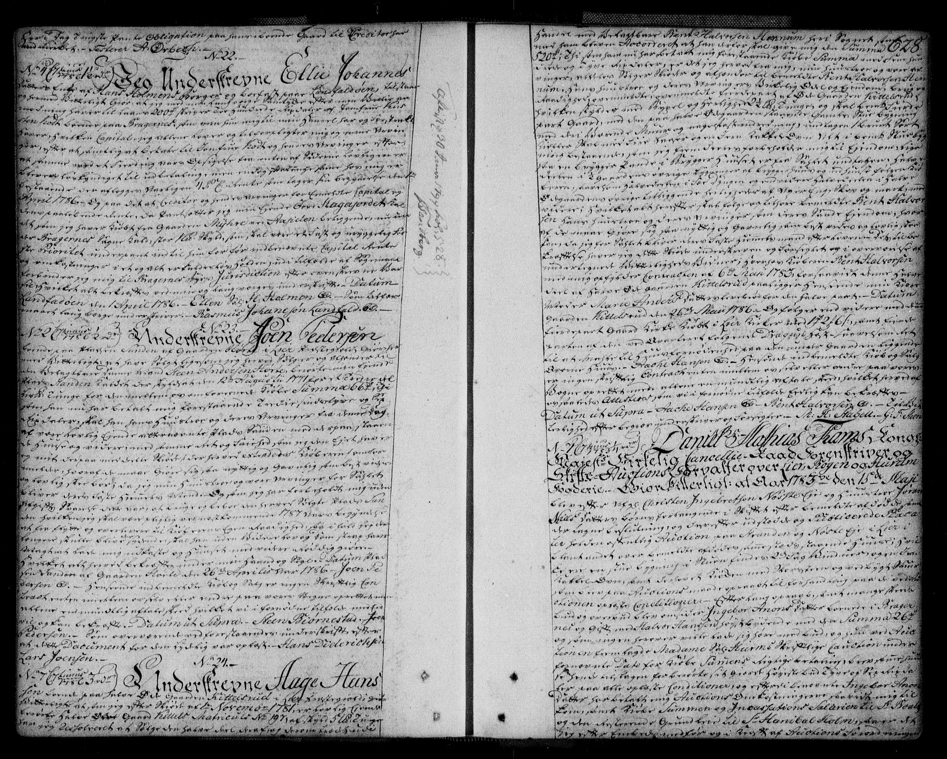 Lier, Røyken og Hurum sorenskriveri, AV/SAKO-A-89/G/Ga/Gaa/L0004b: Pantebok nr. IVb, 1779-1788, s. 628