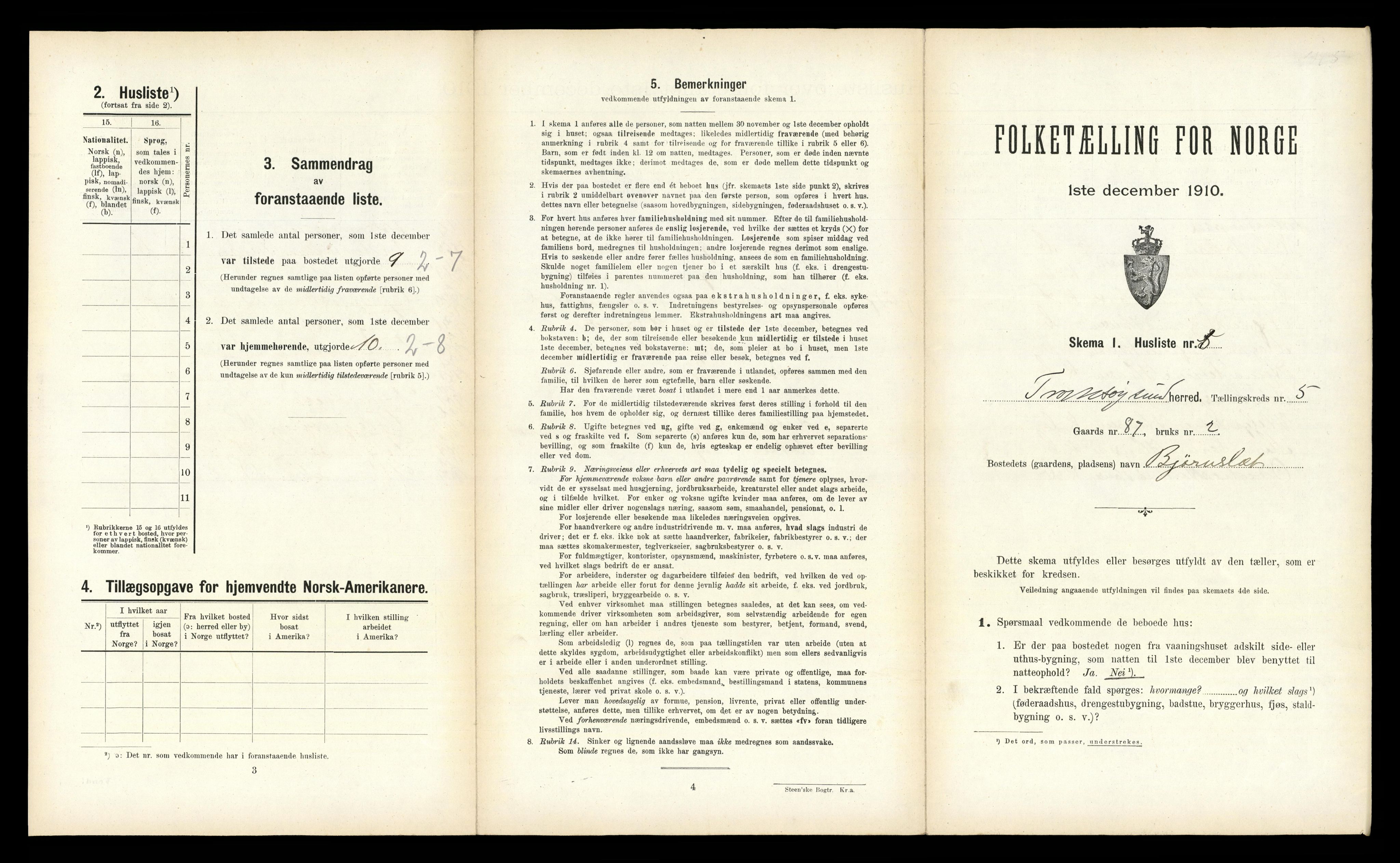 RA, Folketelling 1910 for 1934 Tromsøysund herred, 1910, s. 1031