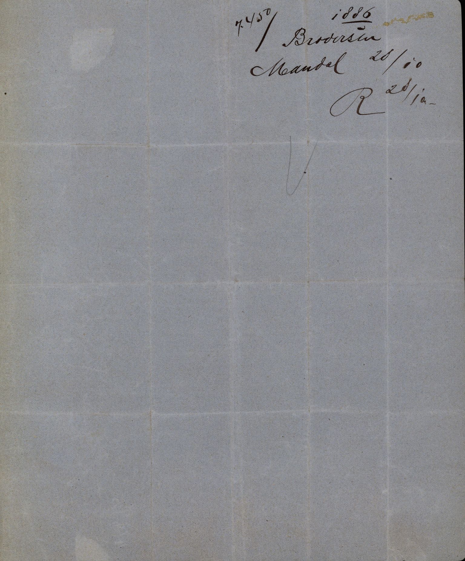 Pa 63 - Østlandske skibsassuranceforening, VEMU/A-1079/G/Ga/L0019/0005: Havaridokumenter / Fridleik, Nordstjernen, Ocean, Olaf Roll, Olaf Kyrre, 1886, s. 37