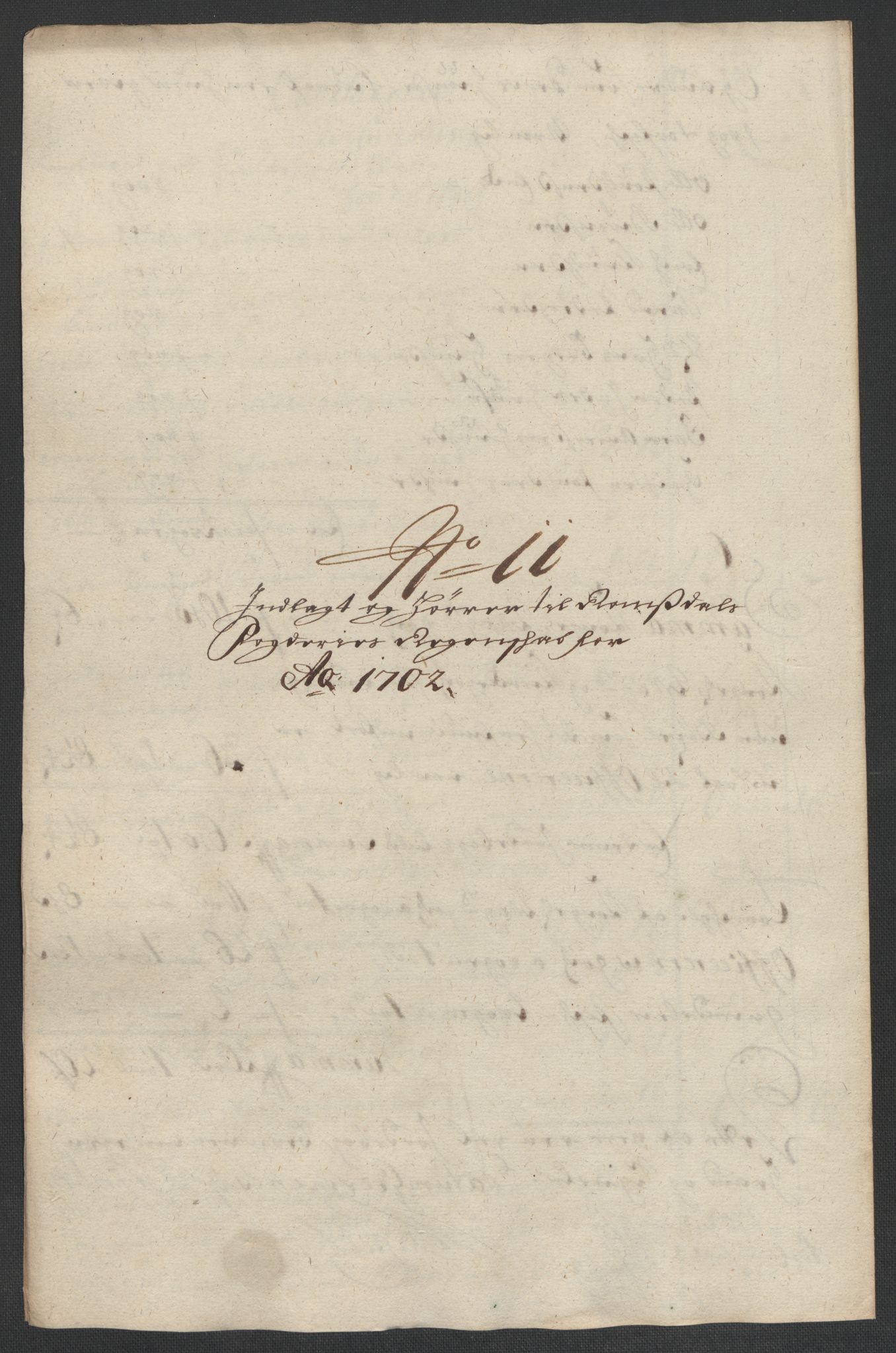 Rentekammeret inntil 1814, Reviderte regnskaper, Fogderegnskap, RA/EA-4092/R55/L3655: Fogderegnskap Romsdal, 1701-1702, s. 274