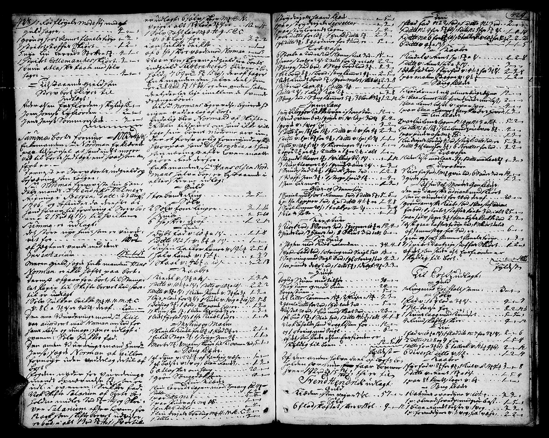 Sorenskriveren i Tromsø (-1755), SATØ/S-0262, 1713-1751, s. 428-429