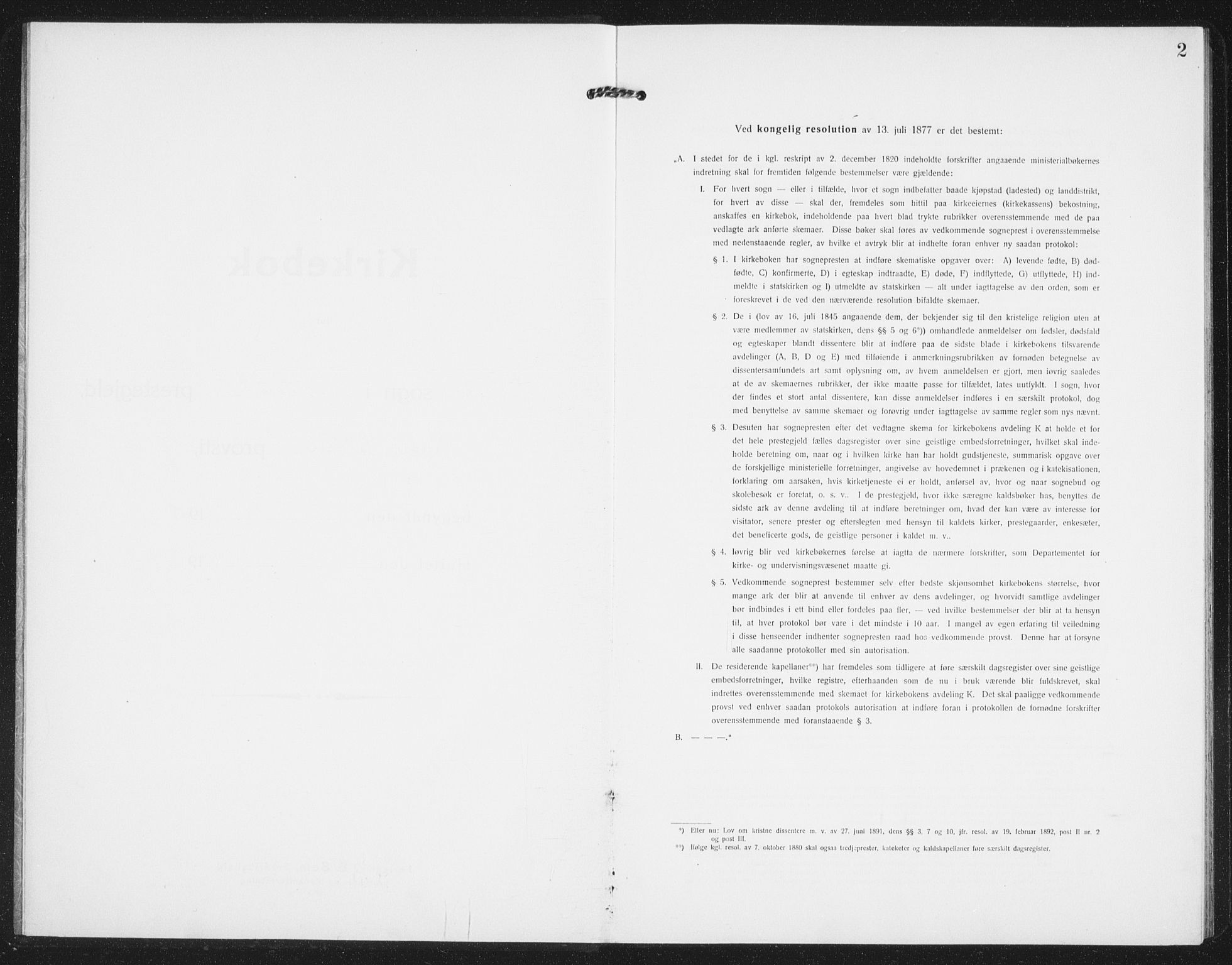 Ministerialprotokoller, klokkerbøker og fødselsregistre - Nordland, AV/SAT-A-1459/850/L0717: Klokkerbok nr. 850C01, 1915-1941, s. 2