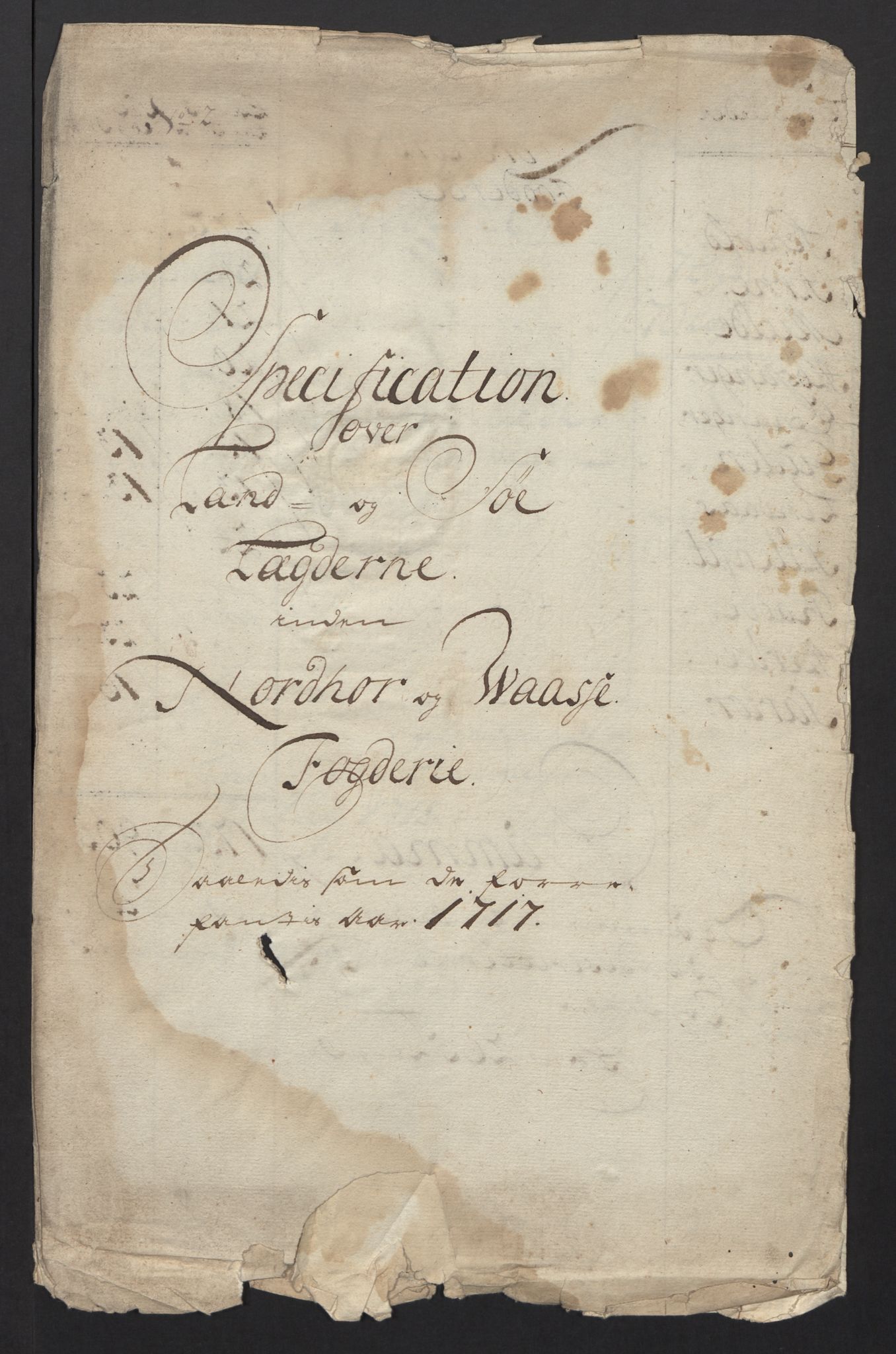 Rentekammeret inntil 1814, Reviderte regnskaper, Fogderegnskap, RA/EA-4092/R51/L3201: Fogderegnskap Nordhordland og Voss, 1717, s. 29
