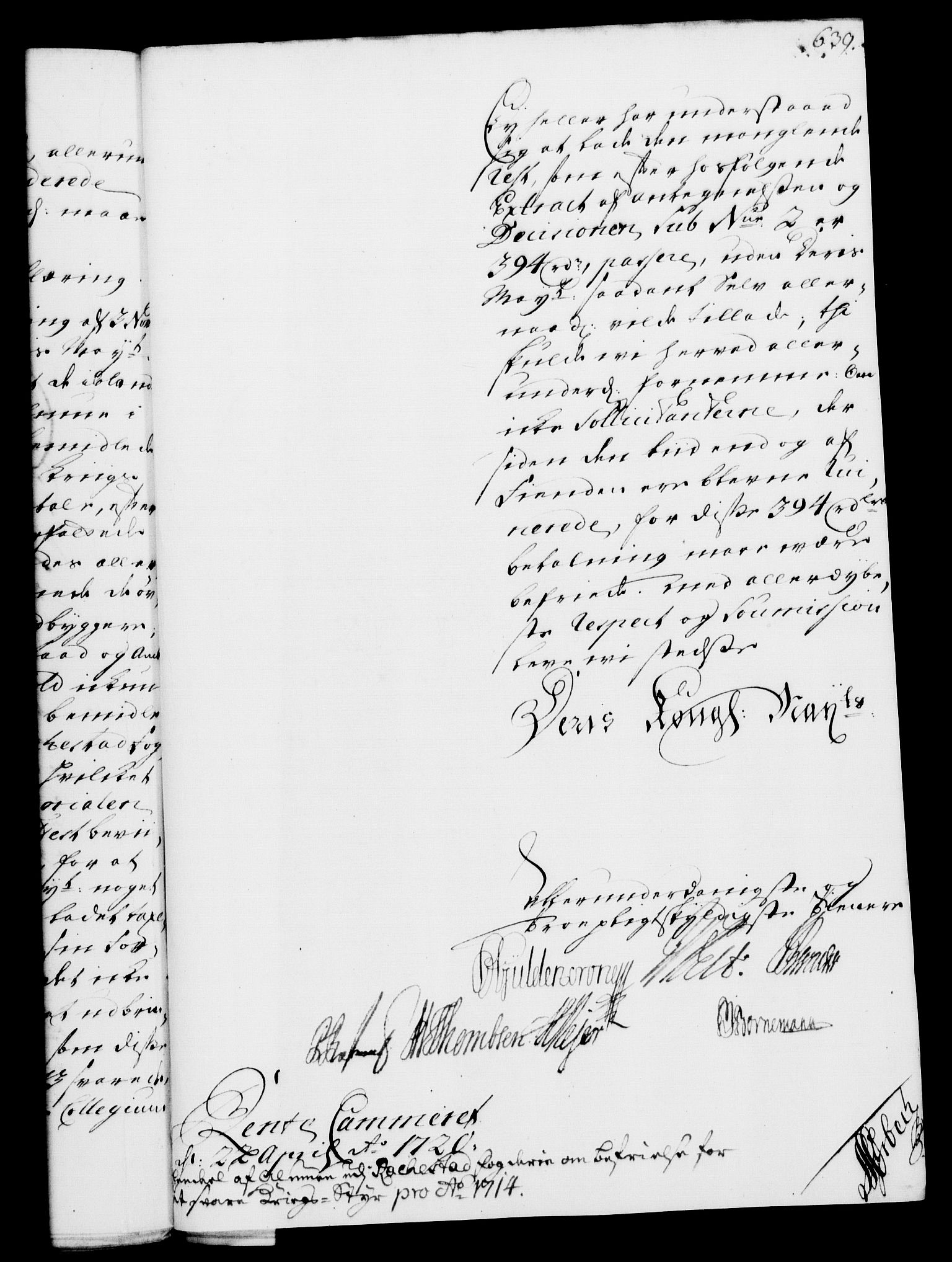 Rentekammeret, Kammerkanselliet, RA/EA-3111/G/Gf/Gfa/L0002: Norsk relasjons- og resolusjonsprotokoll (merket RK 52.2), 1720, s. 620