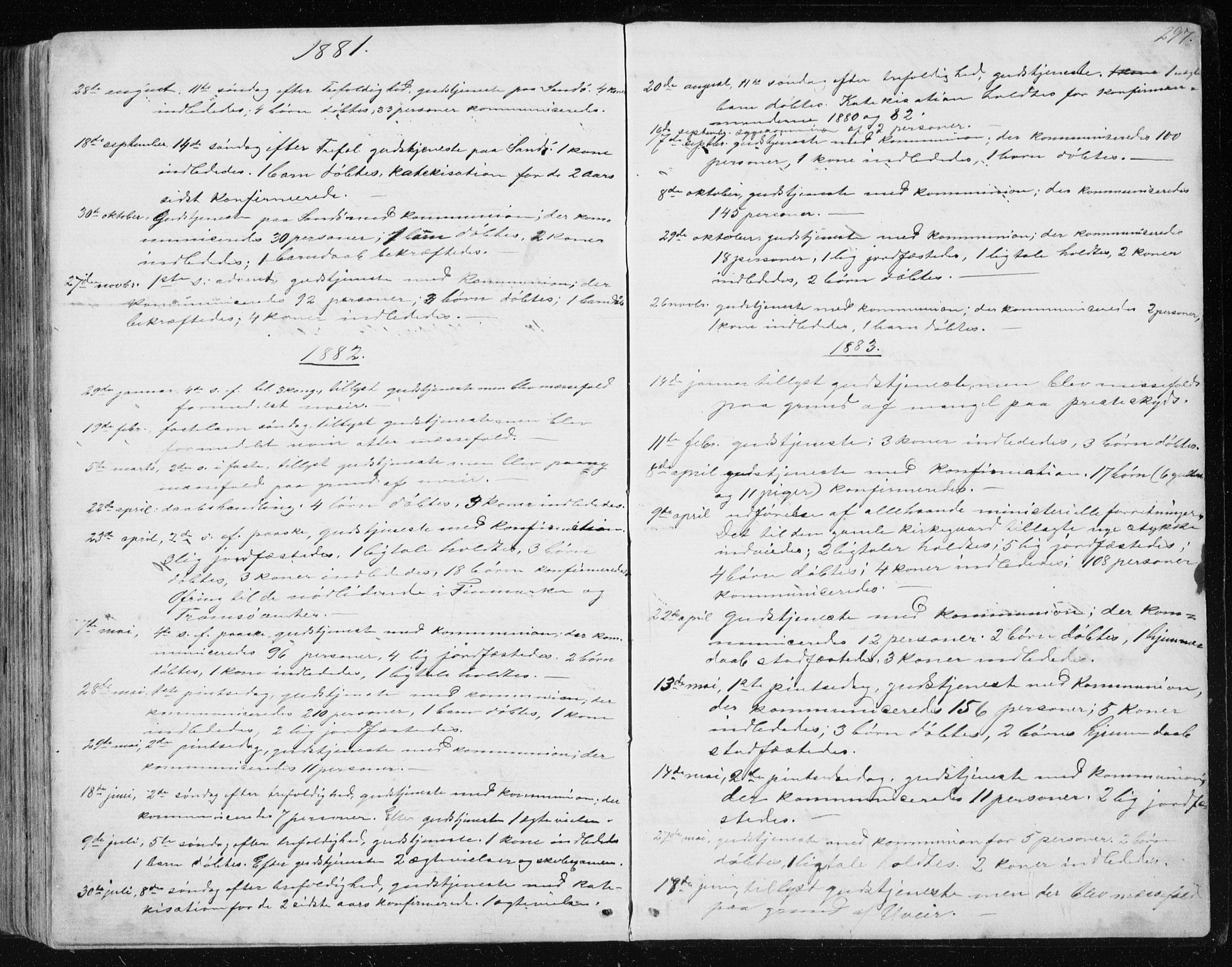 Ministerialprotokoller, klokkerbøker og fødselsregistre - Møre og Romsdal, SAT/A-1454/561/L0732: Klokkerbok nr. 561C02, 1867-1900, s. 297