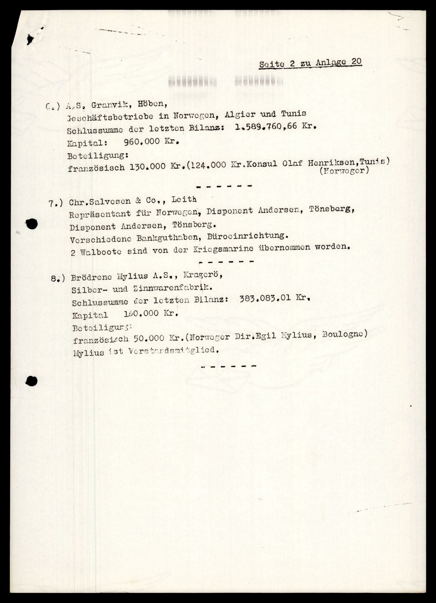 Forsvarets Overkommando. 2 kontor. Arkiv 11.4. Spredte tyske arkivsaker, AV/RA-RAFA-7031/D/Dar/Darb/L0017: Reichskommissariat - Deutsche Handelskammer in Norwegen, 1942, s. 378