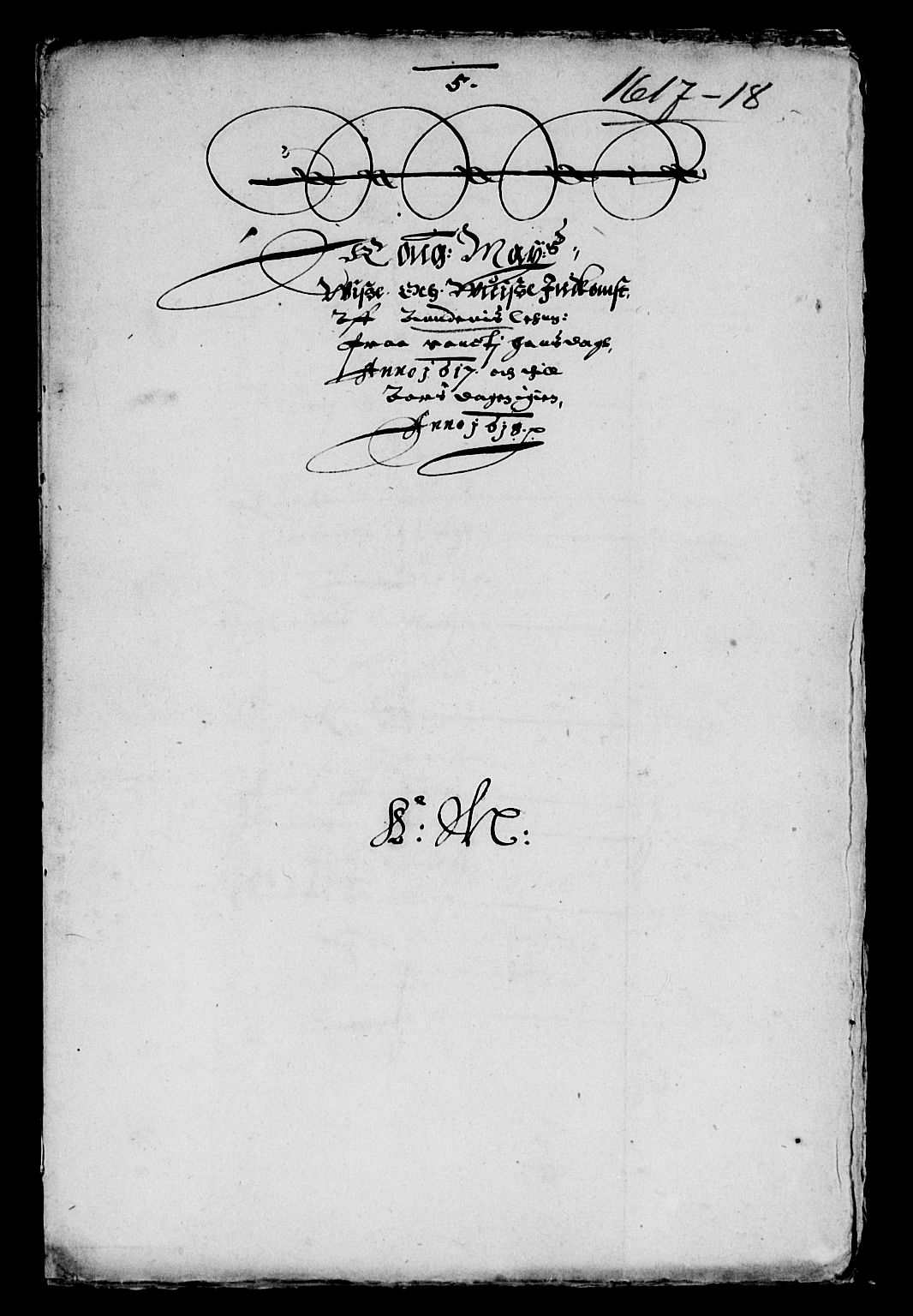 Rentekammeret inntil 1814, Reviderte regnskaper, Lensregnskaper, RA/EA-5023/R/Rb/Rbz/L0009: Nordlandenes len, 1617-1618