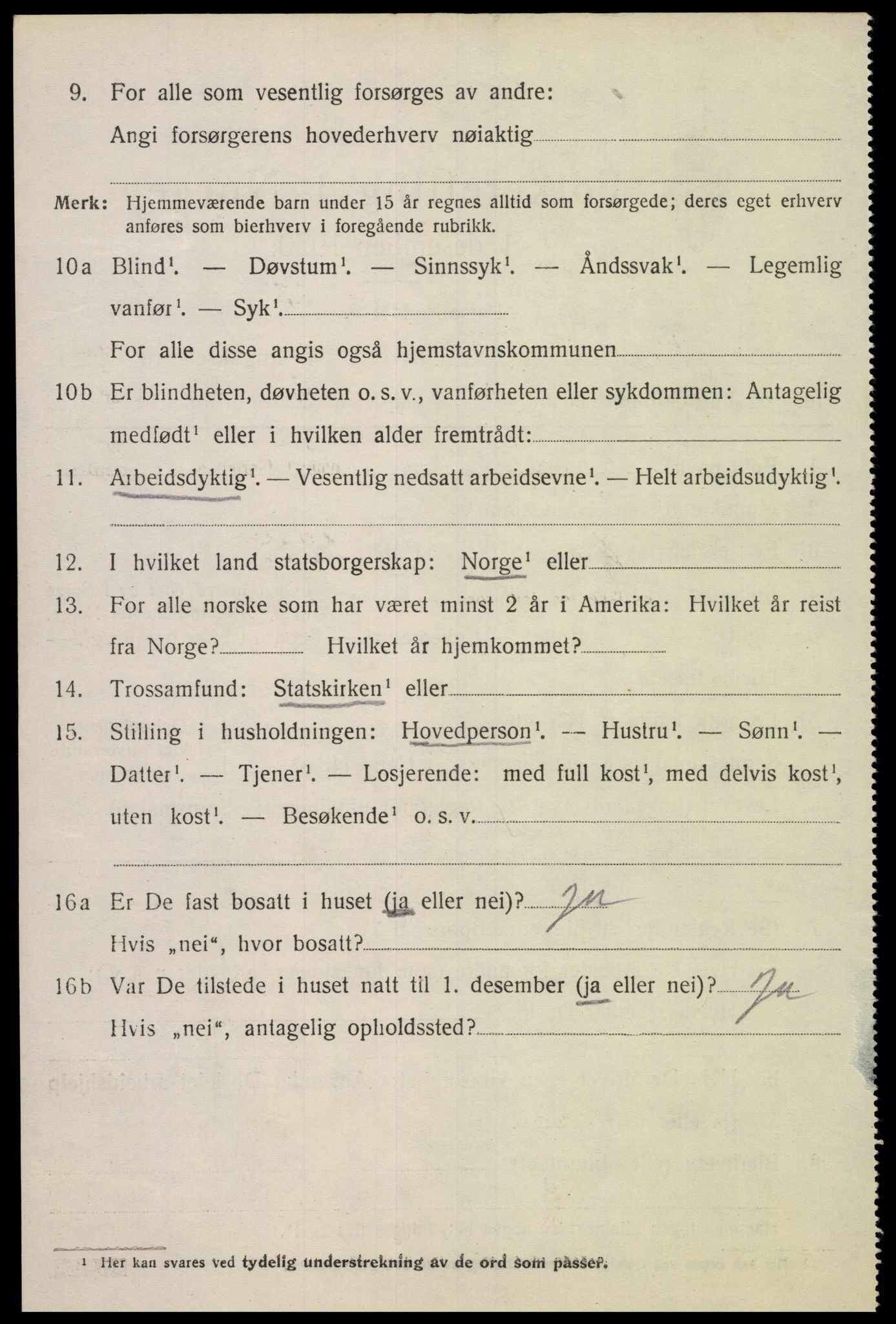 SAK, Folketelling 1920 for 1027 Konsmo herred, 1920, s. 1415