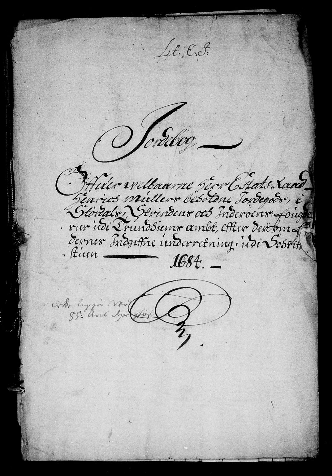 Rentekammeret inntil 1814, Reviderte regnskaper, Stiftamtstueregnskaper, Trondheim stiftamt og Nordland amt, RA/EA-6044/R/Rg/L0079: Trondheim stiftamt og Nordland amt, 1685