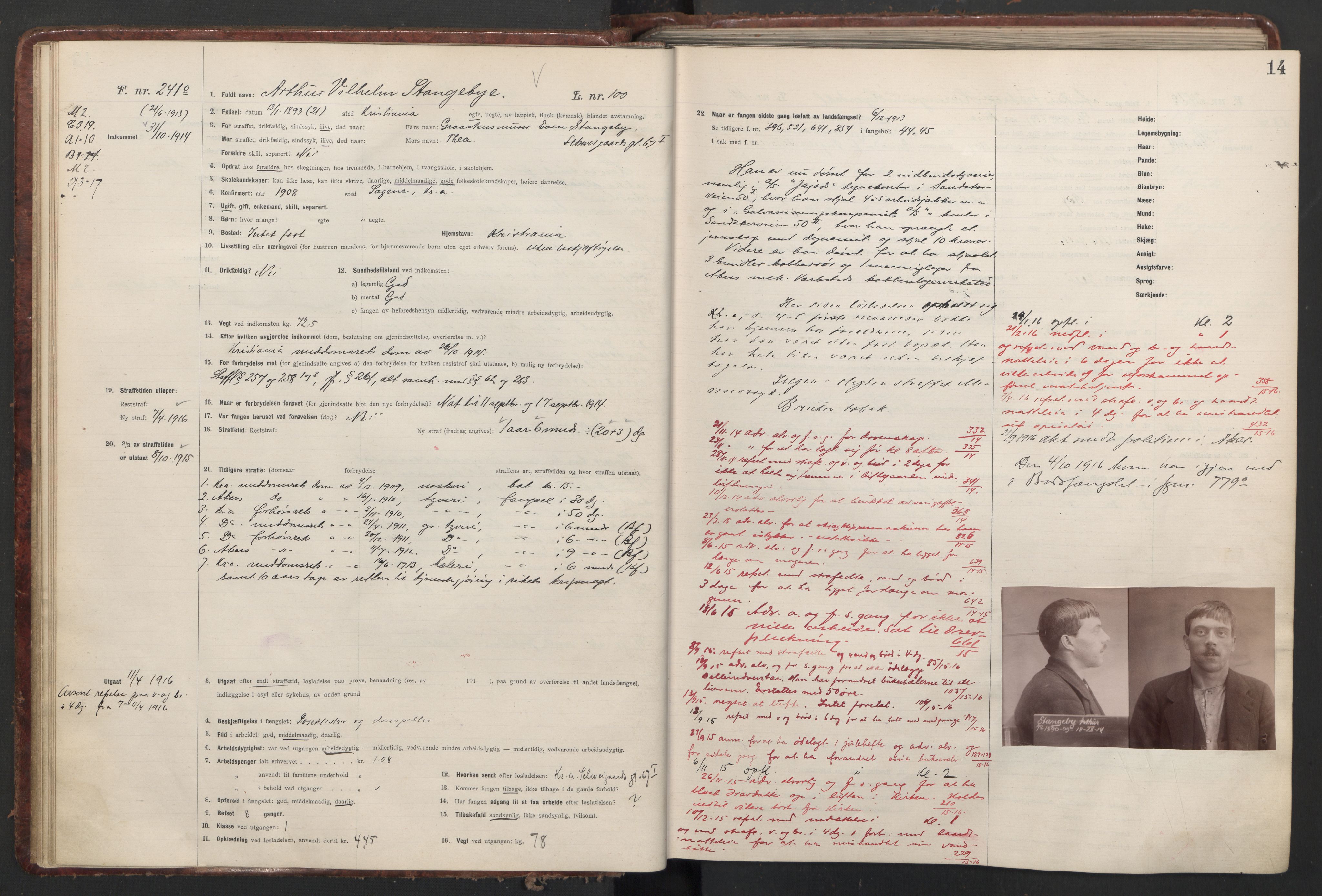 Botsfengslet, AV/RA-S-1539/D/Db/Dbb/L0047: 228o - 563o, 1914-1915, s. 14