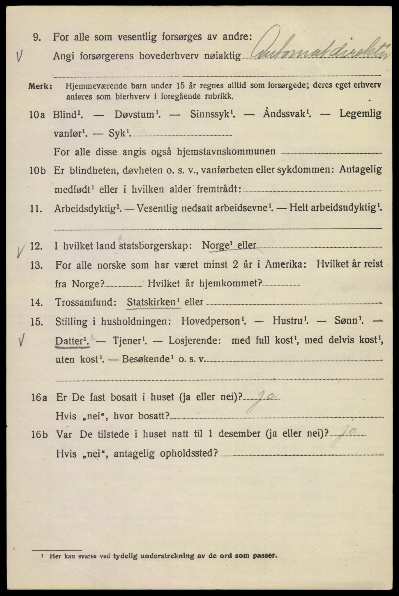 SAO, Folketelling 1920 for 0301 Kristiania kjøpstad, 1920, s. 628970