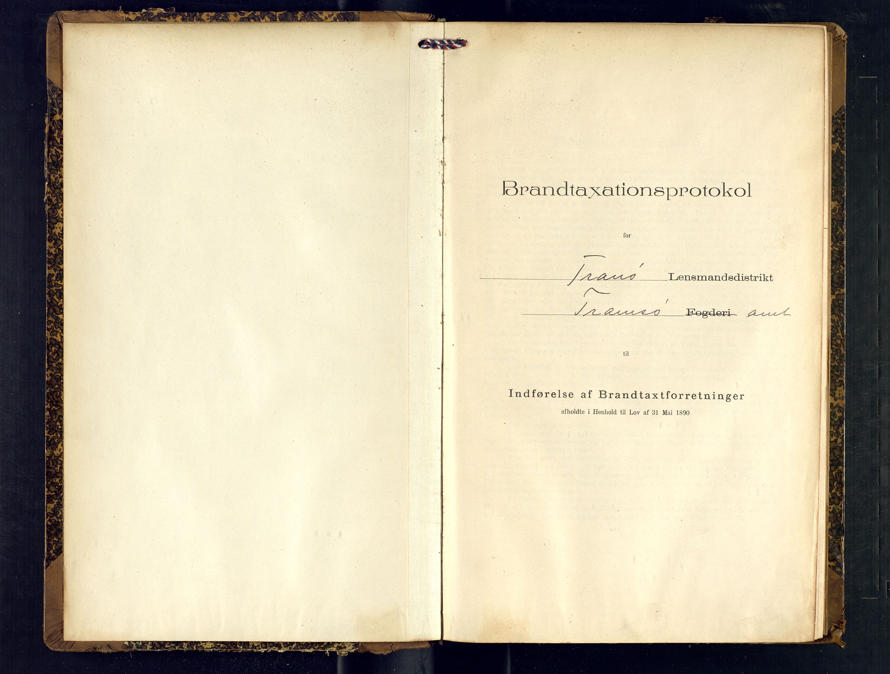 Tranøy lensmannskontor (Sørreisa lensmannskontor), SATØ/SATØ-46/1/F/Fq/Fqc/L0254: Branntakstprotokoller, 1908-1910