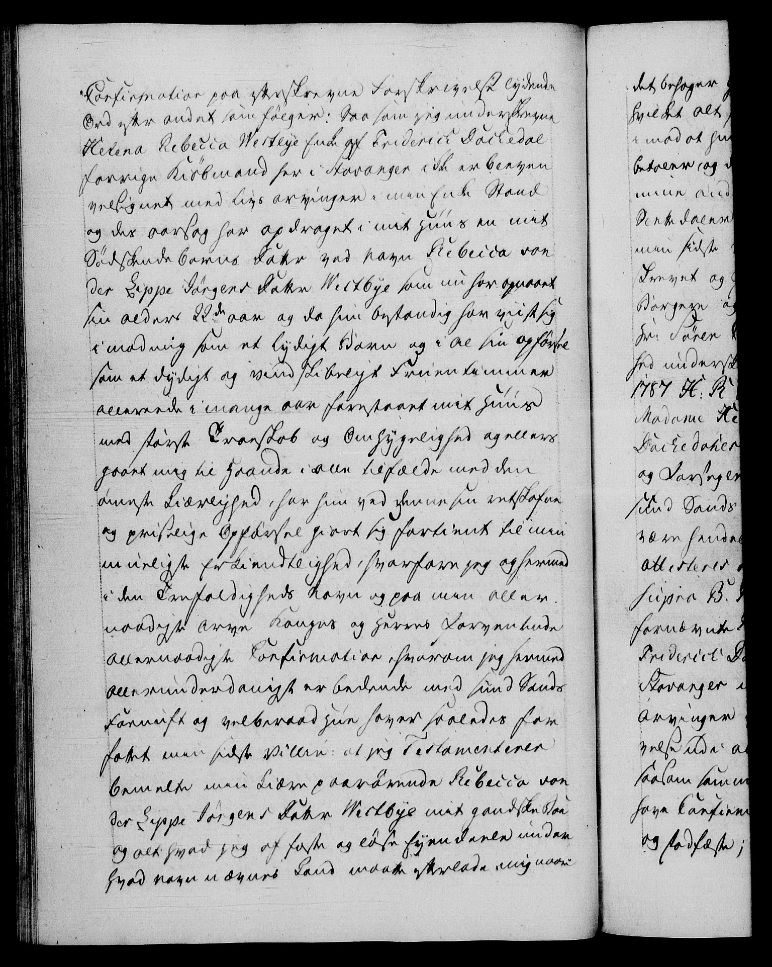 Danske Kanselli 1572-1799, RA/EA-3023/F/Fc/Fca/Fcaa/L0051: Norske registre, 1786-1787, s. 575b