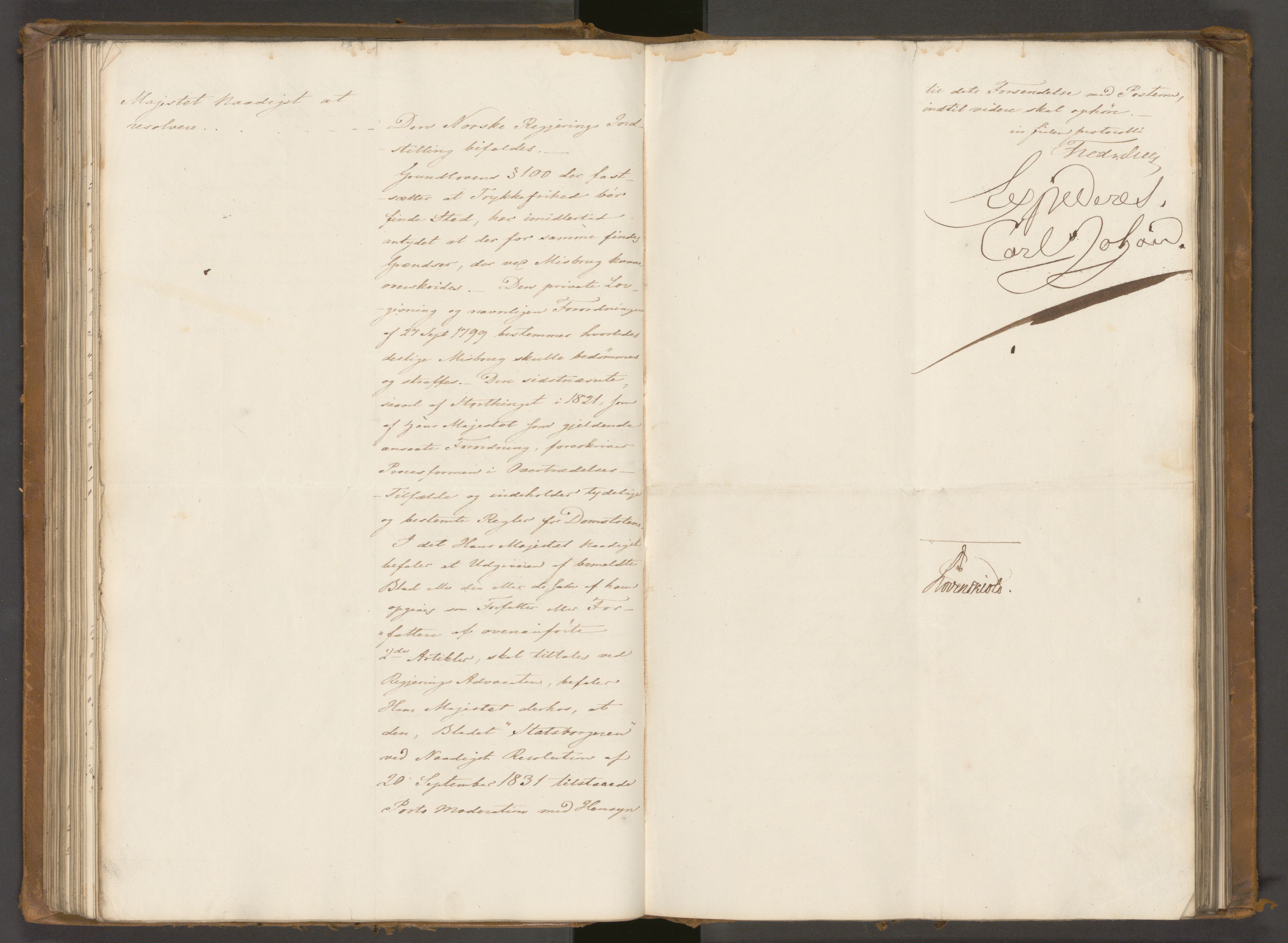 Statsrådssekretariatet, AV/RA-S-1001/A/Ab/L0038: Kgl. res. nr. 1-550, 1. halvår, 1834