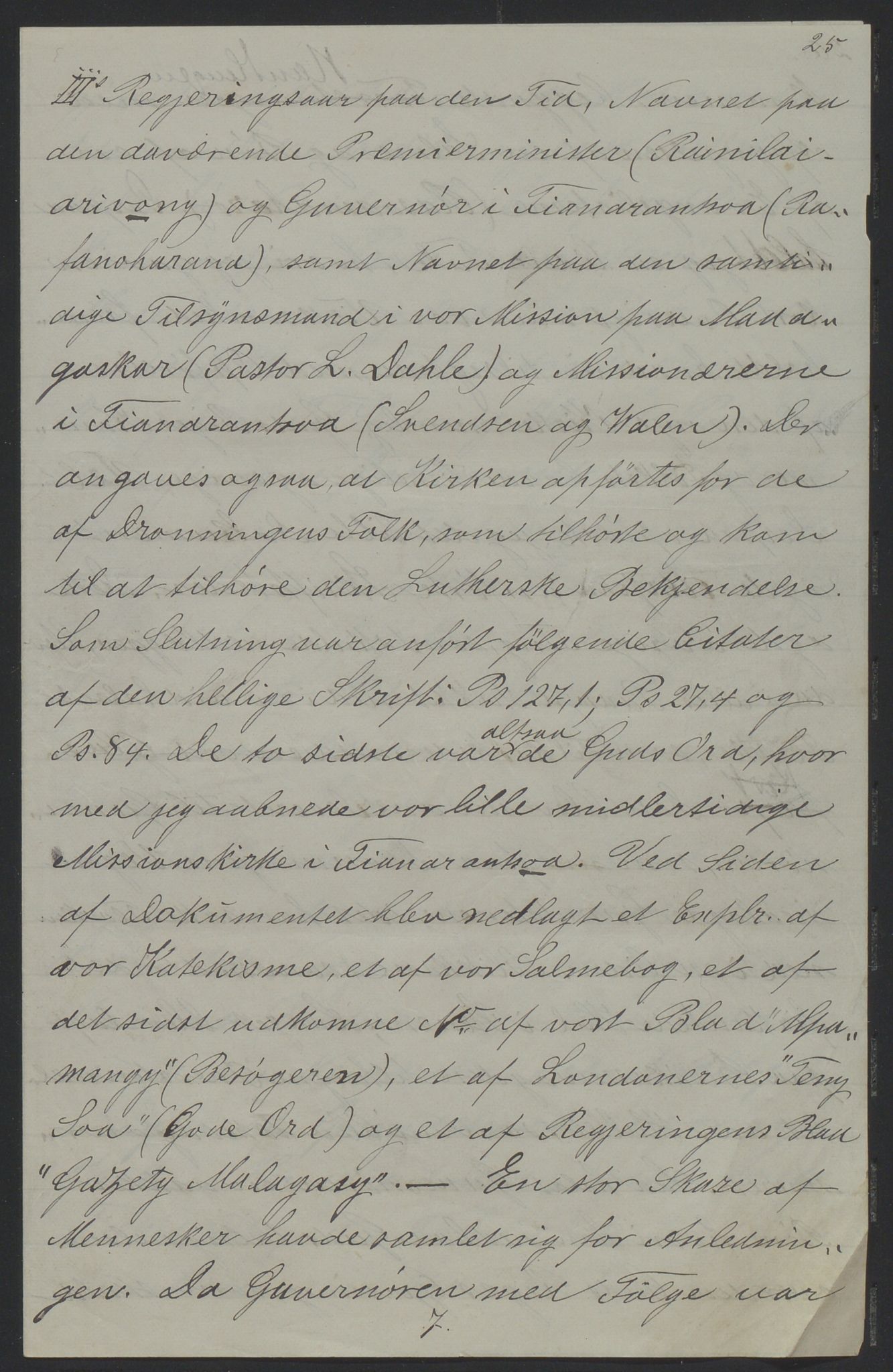 Det Norske Misjonsselskap - hovedadministrasjonen, VID/MA-A-1045/D/Da/Daa/L0036/0011: Konferansereferat og årsberetninger / Konferansereferat fra Madagaskar Innland., 1886, s. 25