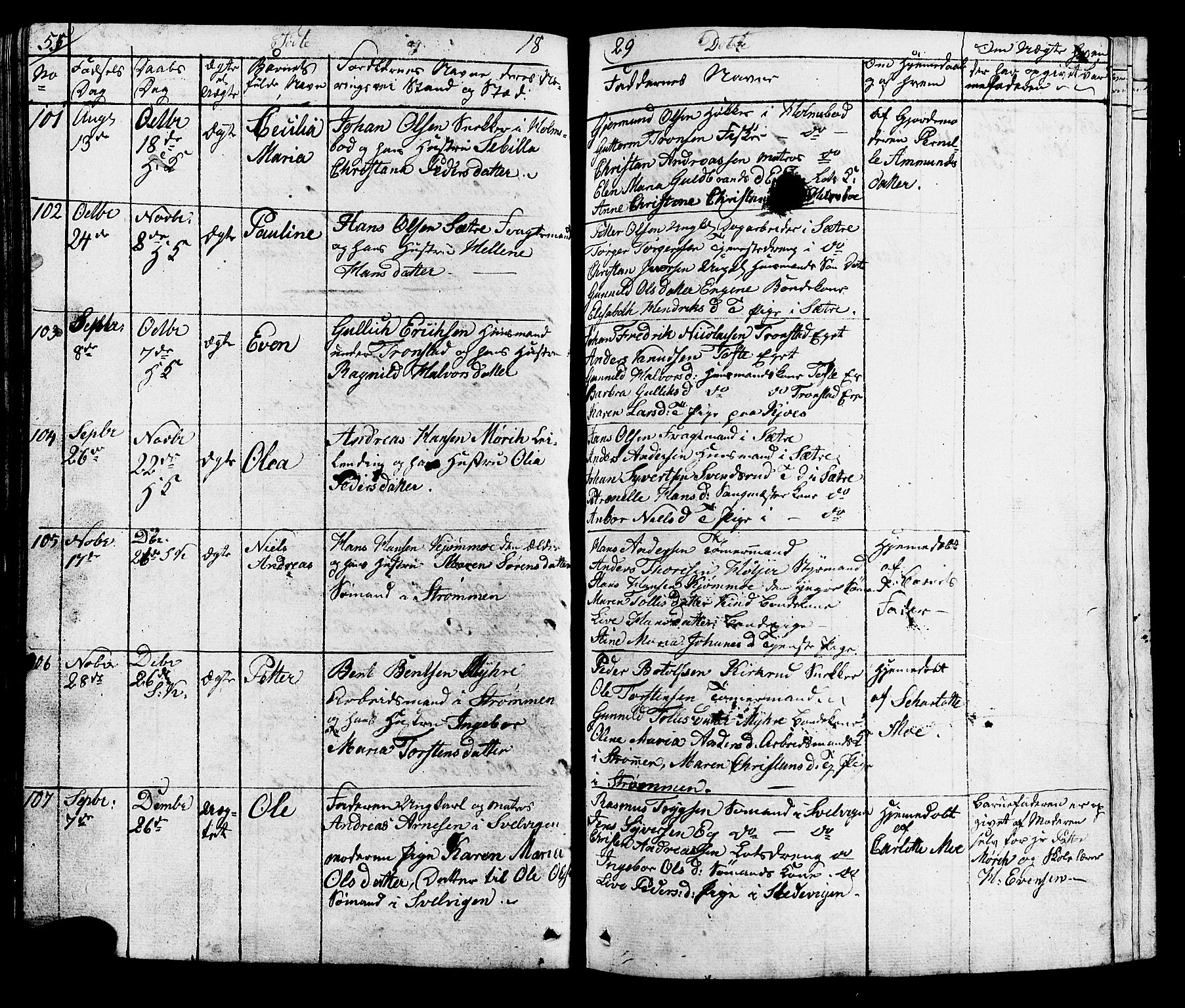 Hurum kirkebøker, AV/SAKO-A-229/G/Ga/L0002: Klokkerbok nr. I 2, 1827-1857, s. 55