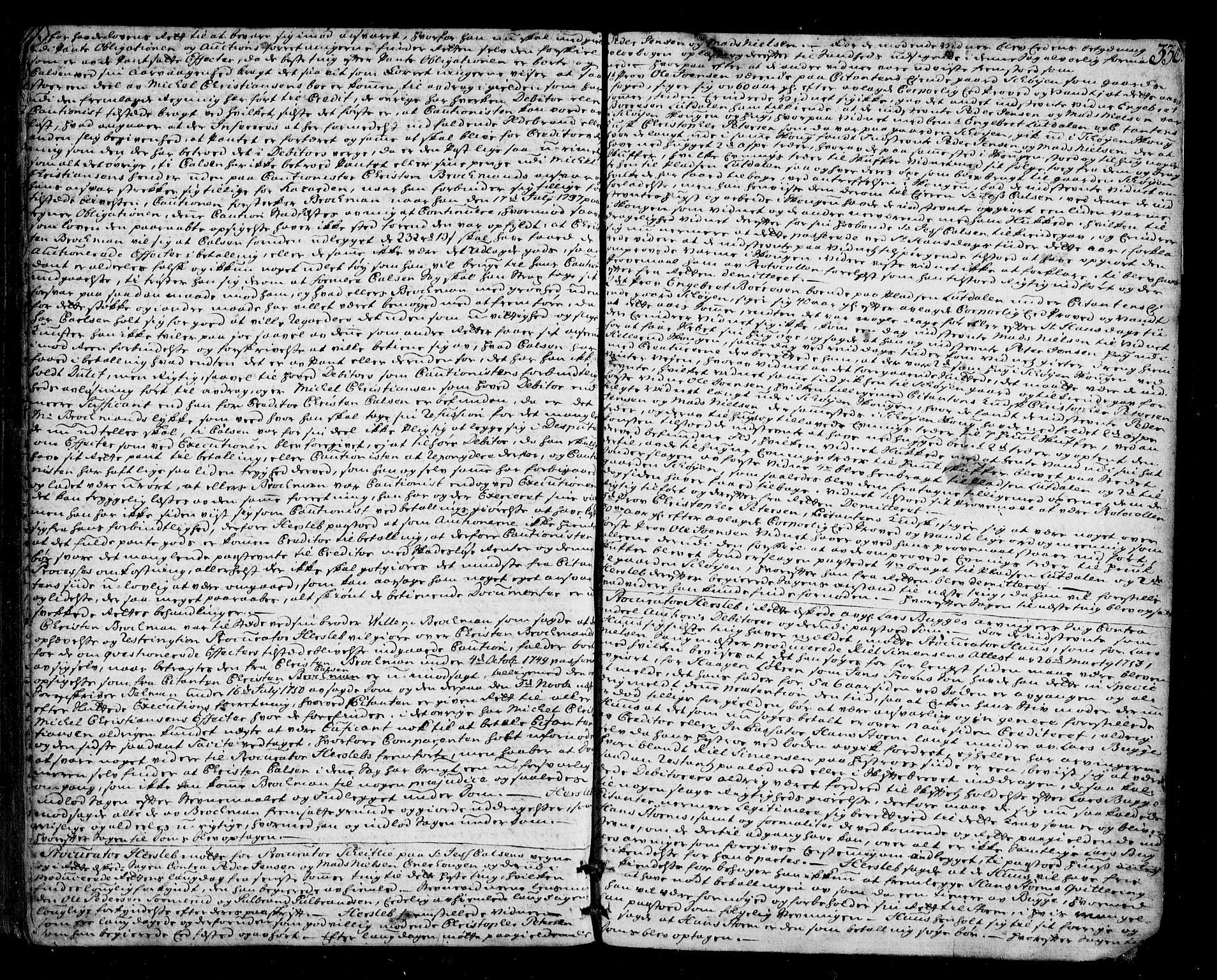 Aker sorenskriveri, SAO/A-10895/F/Fb/L0040: Tingbok, 1748-1753, s. 335b-336a